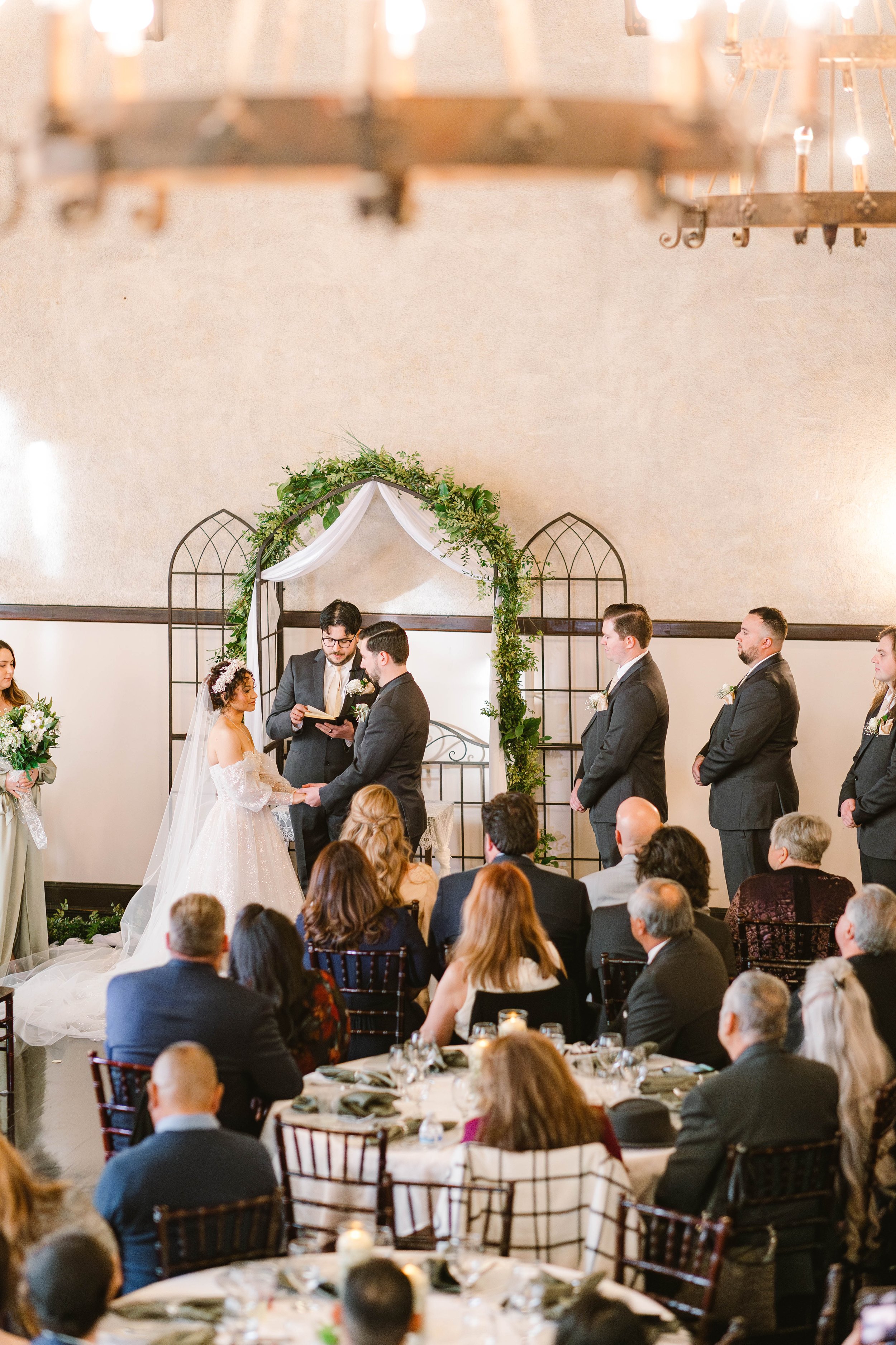 City Lights & Sacred Vows | A Downtown Riverside Wedding Ceremony