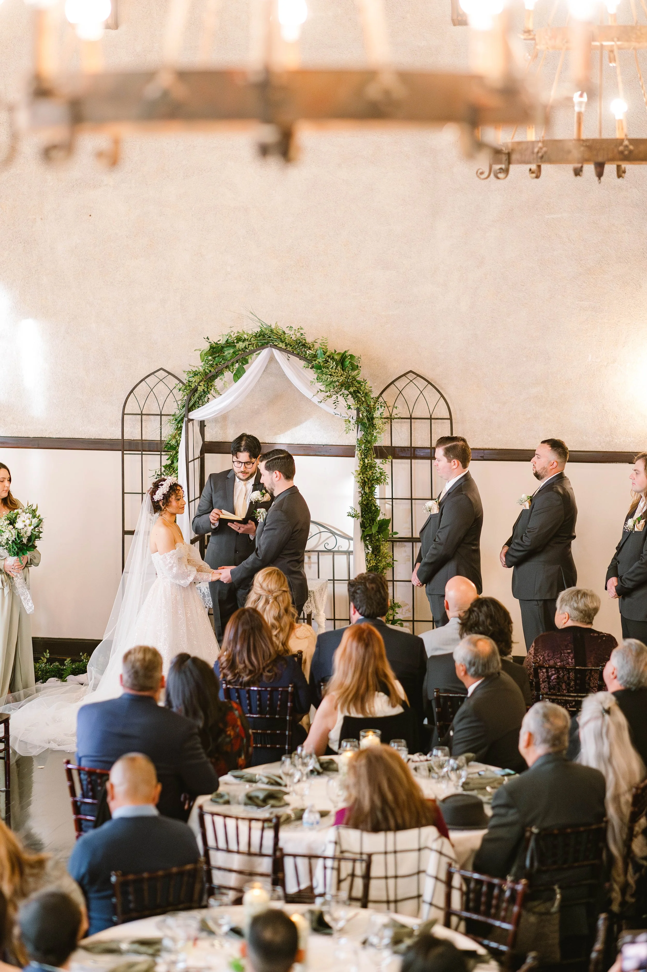 City Lights & Sacred Vows | A Downtown Riverside Wedding Ceremony