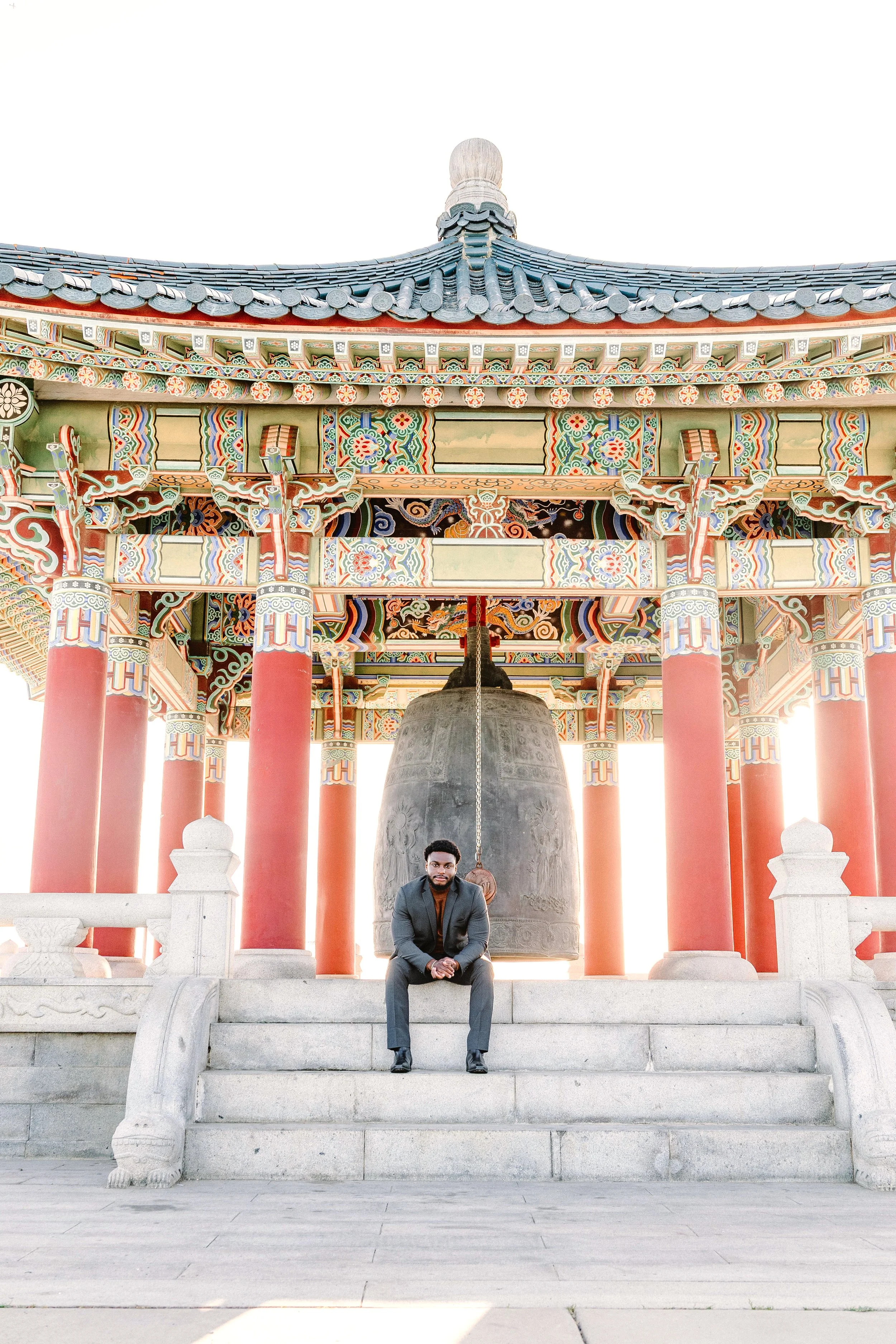 College graduate session, Korean Friendship Bell, San Pedro California.jpg