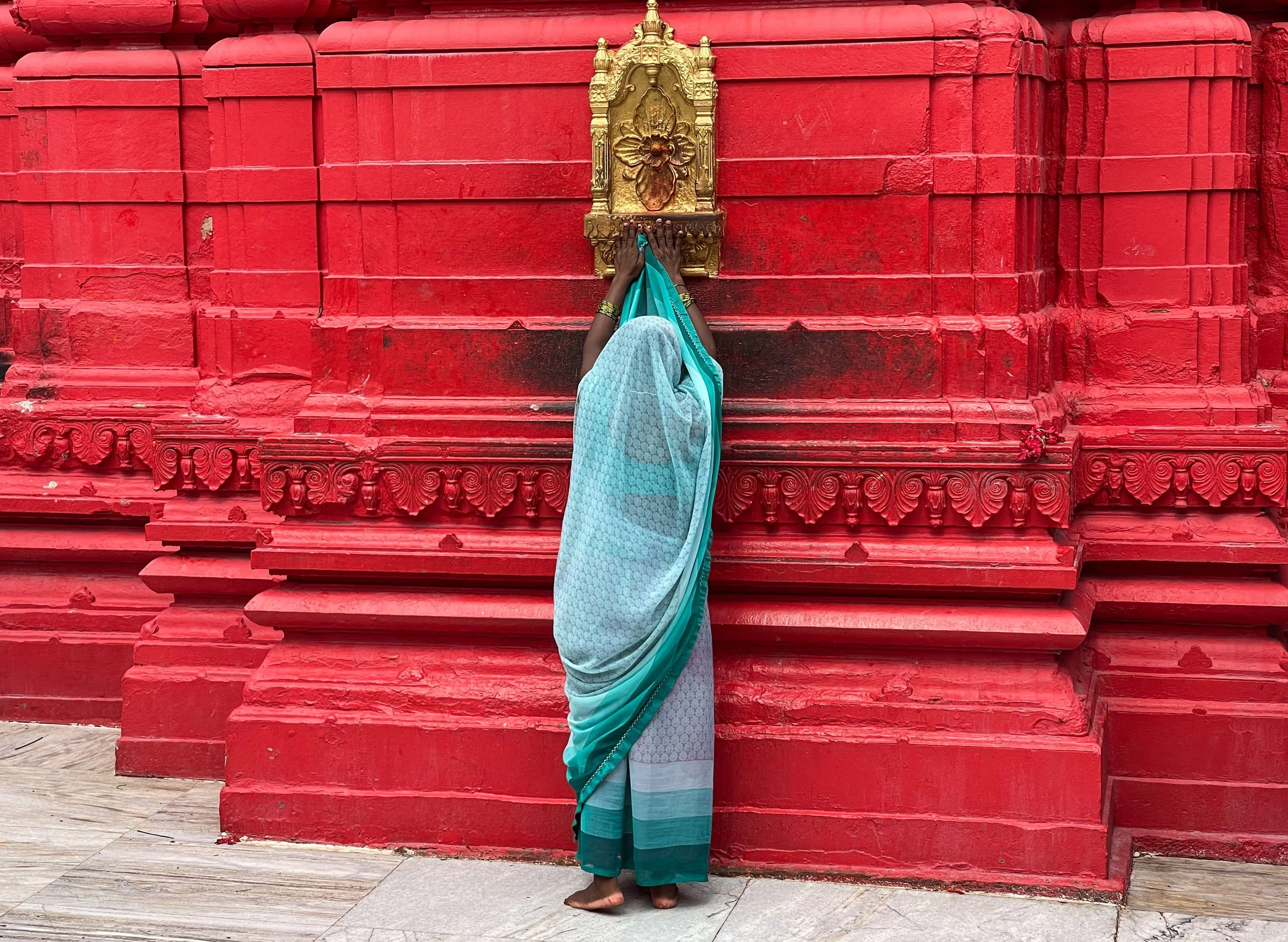 Durga Temple Varanasi India Photo Copyright Dora Martinez.JPEG