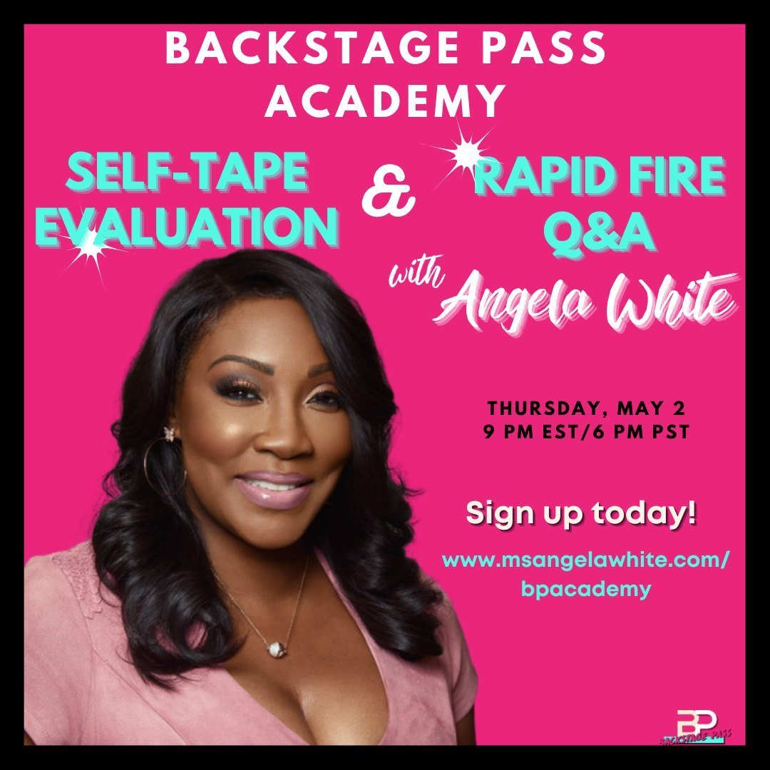 TONIGHT: Do you have questions or a self-tape audition you need audited?

Now is the time to ask all your questions and get the help that you need!

Now is the time to get the answers you need from Founder and Film Producer Angela White @msangelawhit