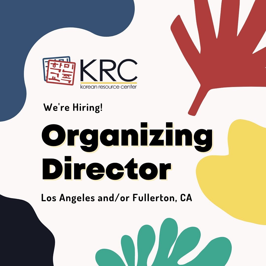 Spread the word, we're hiring! ⁠⁠
⁠⁠
KRC is looking for an Organizing Director who is committed to creating long-term change in immigrant communities. ⁠⁠
⁠⁠
The successful candidate is dedicated, self-motivated, and creative. S/he is experienced in b