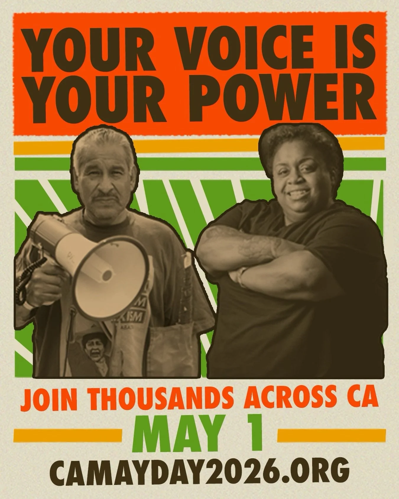 Tomorrow, on International Worker&rsquo;s Day, KRC is joining thousands of people across the state as we unite for our rights and flex our power.

Learn how you can take action at CAMayDay2026.org