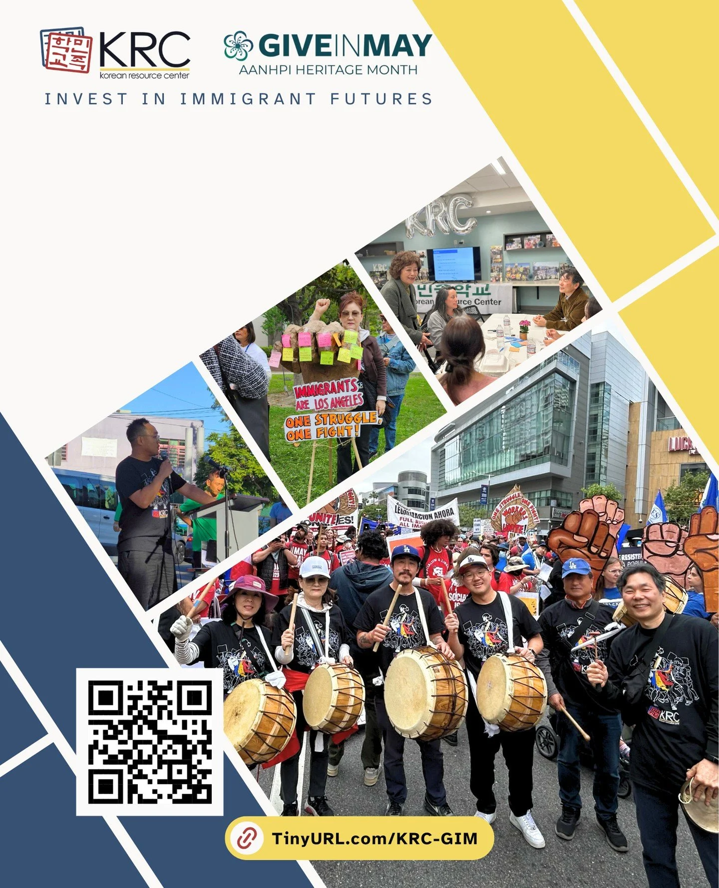 Asian American, Native Hawaiian, and Pacific Islander Heritage Month begins today, and so does #GiveInMay! KRC is joining the month-long campaign to fuel the work we do everyday to help secure immigrants&rsquo; futures.⁠
⁠
Visit the link in bio to le