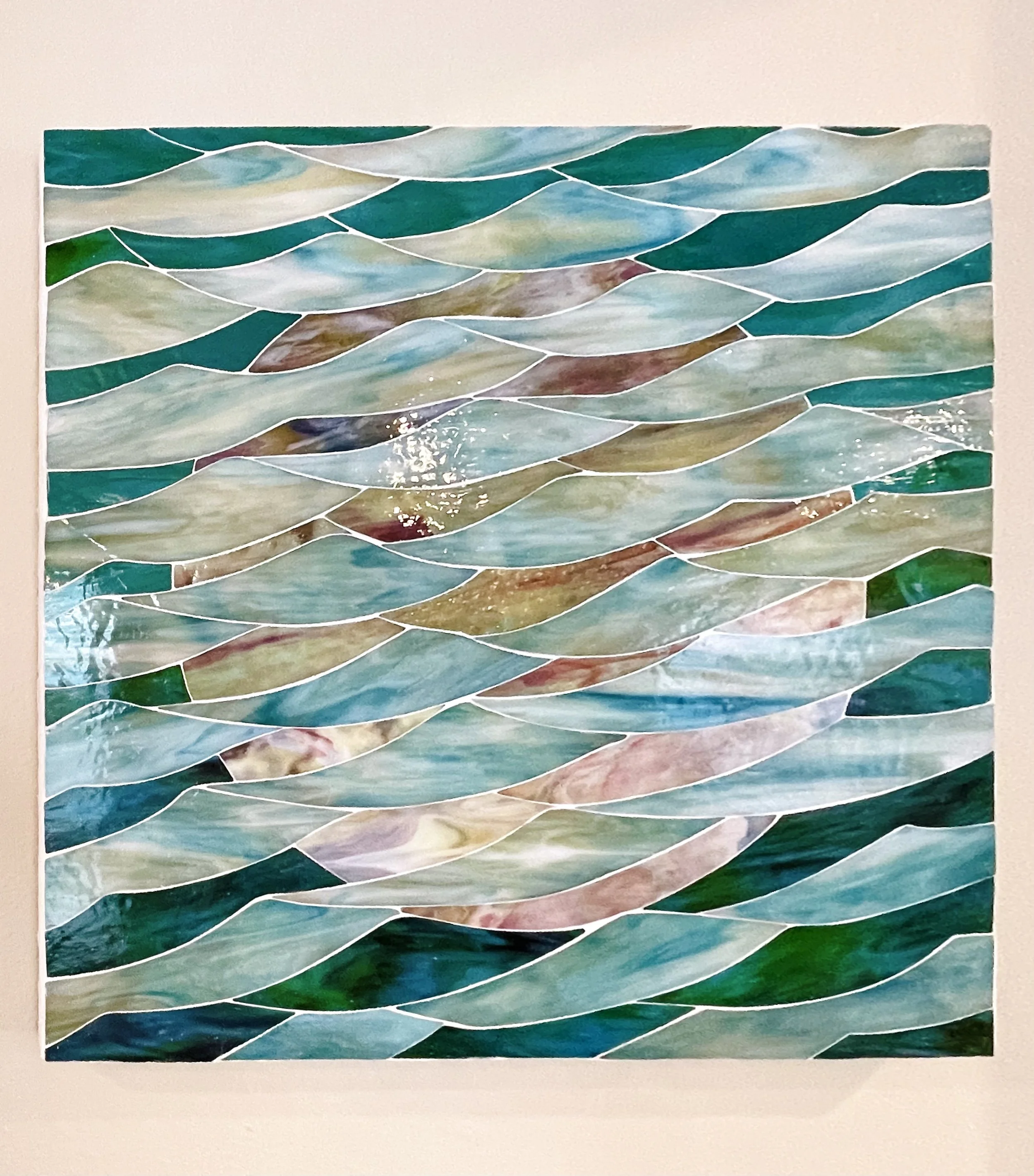 Reflection Series no. 3
Stained glass mosaic on panel
27.5" x 27.5" x 2"
Chasen Galleries, Sarasota