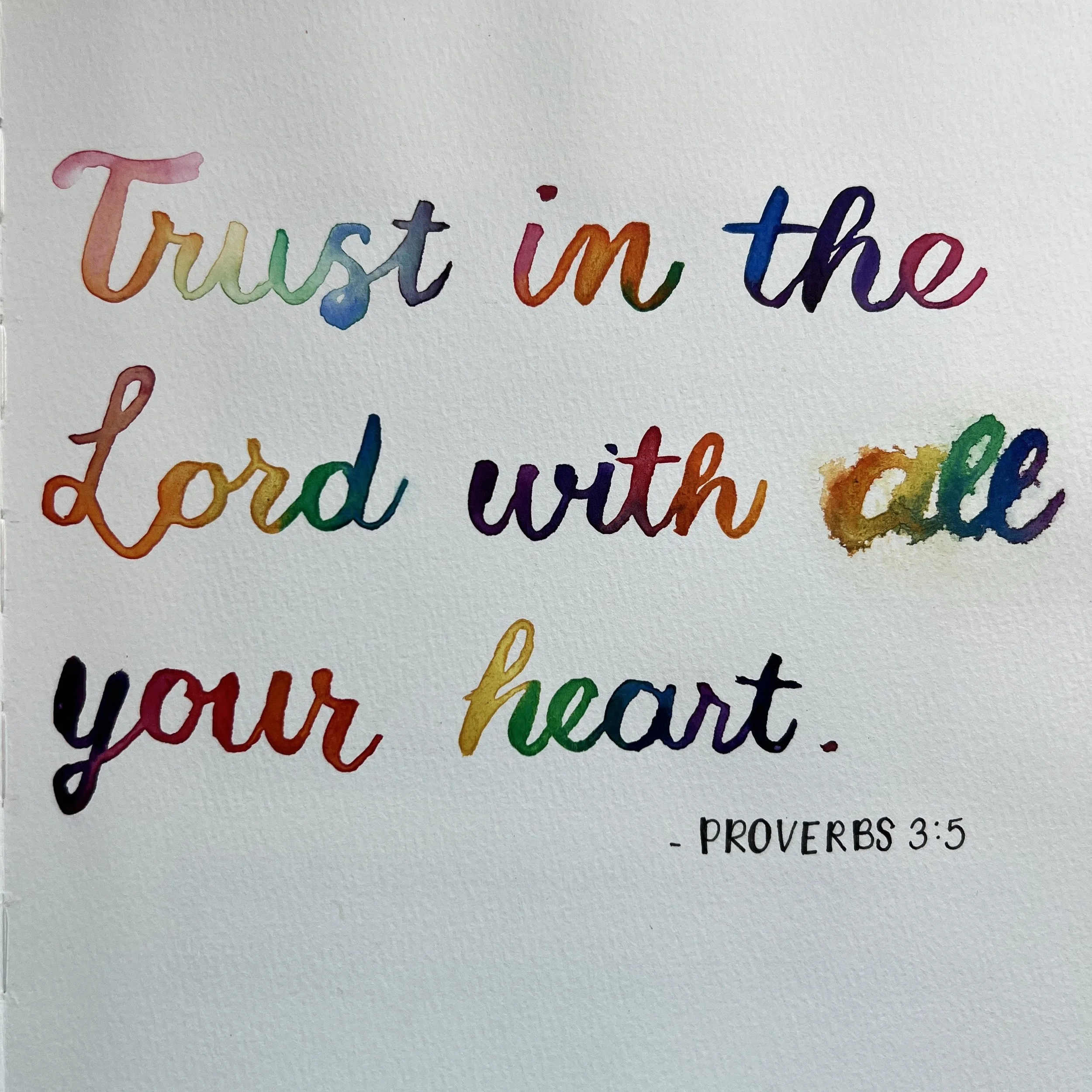 Watercolor Calligraphy_Trust in the Lord.JPG