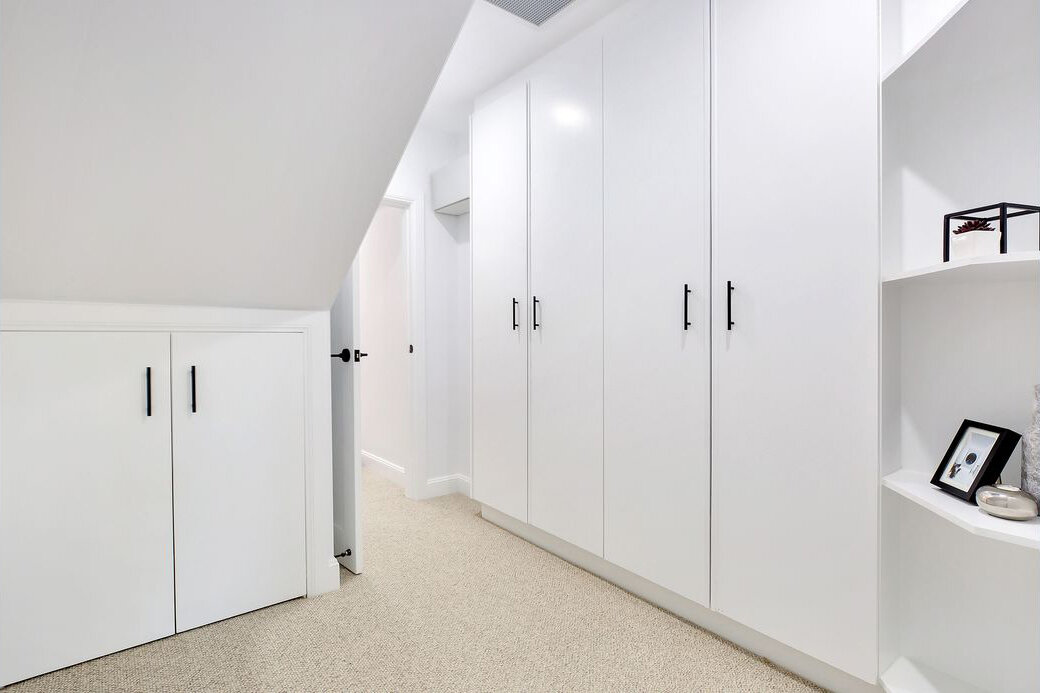 photo of a walk in wardrobe designed by an architect