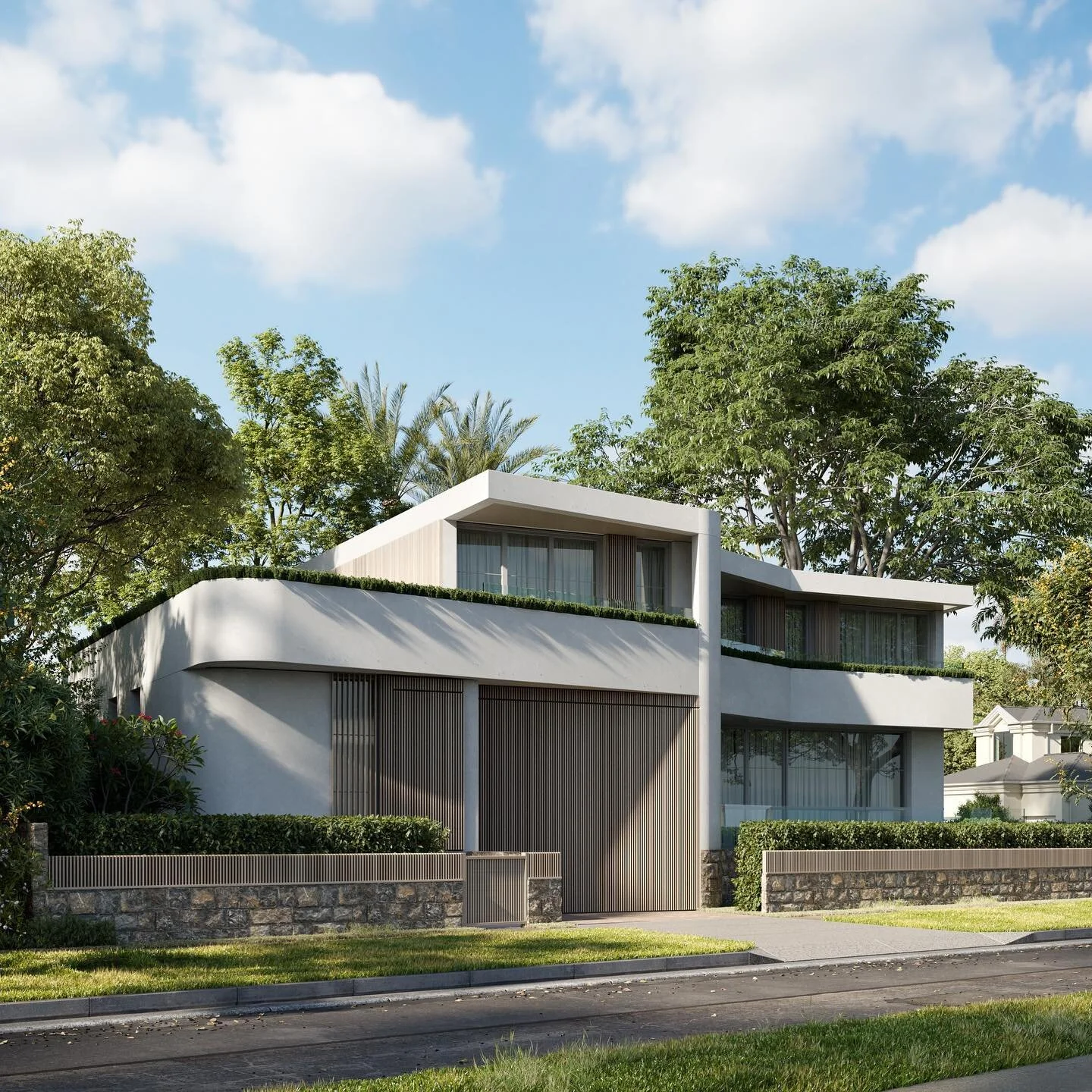 Side 1 of a dual occupancy proposed on a corner site in Matraville #dualoccupancy #dualoccupancyhomes #investmenthomes #sydney #architecturedesign #houses #design #architecture #matraville