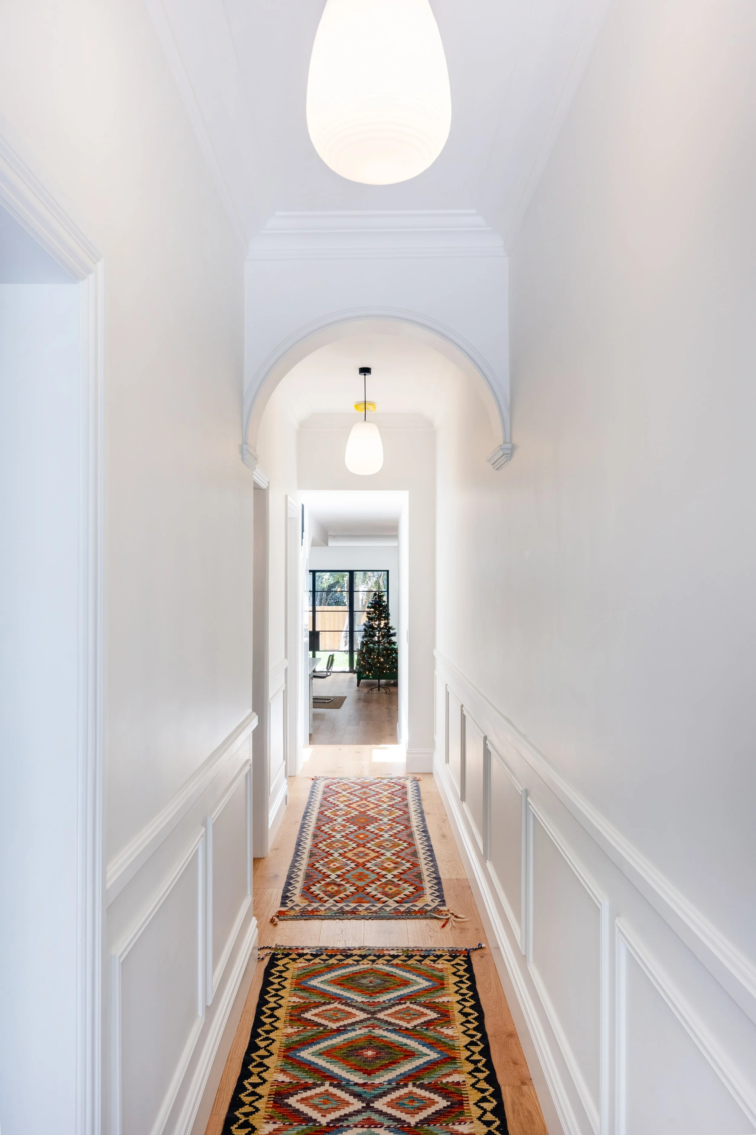 Terrace house hallway