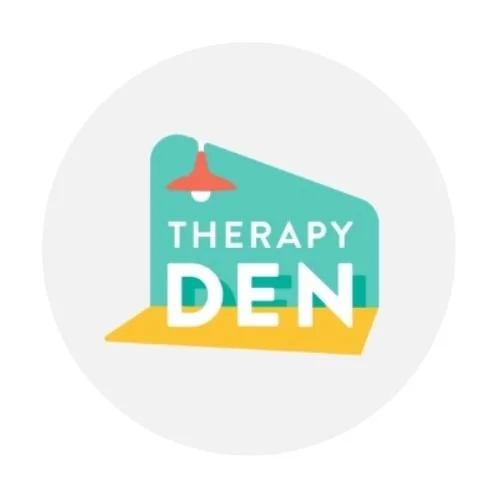 Therapy Den logo connecting to Wellcore Healing therapy profile