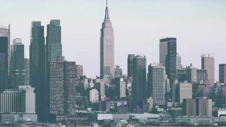 New York City skyline representing career pressure and professional competition