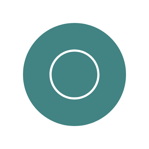 White target icon in a teal circle