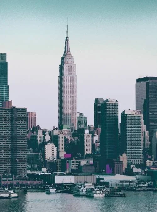 New York City skyline with the Empire State Building