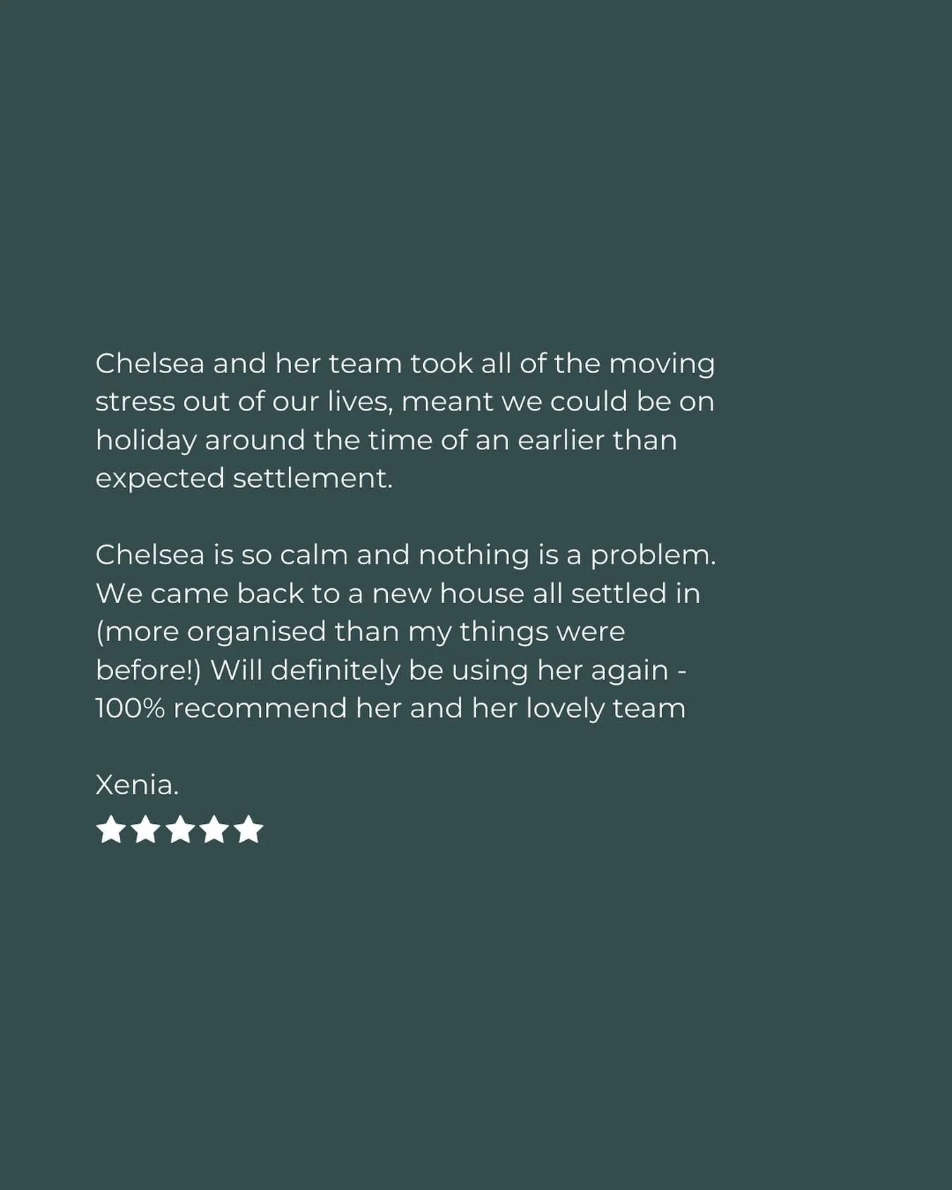 When we say full-service, we mean it. 💫 Thank you for your lovely review Xenia