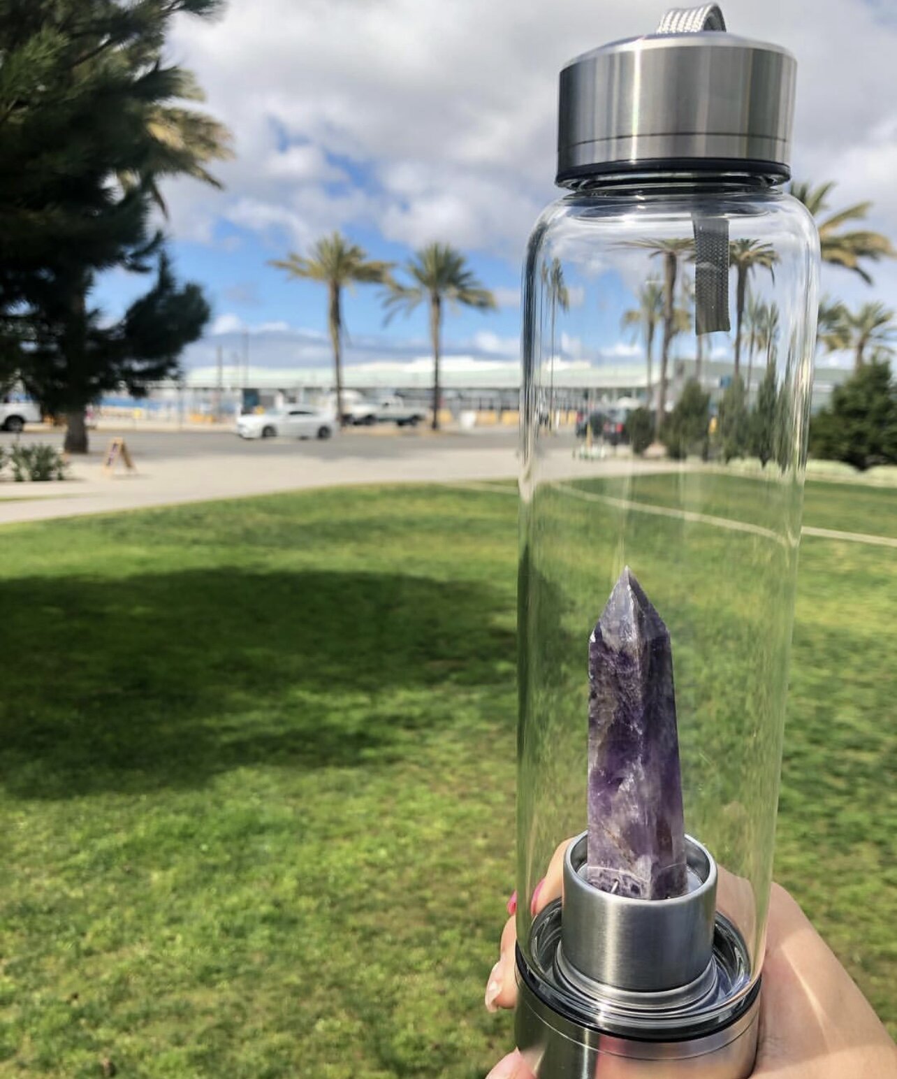 Amethyst Water Bottle