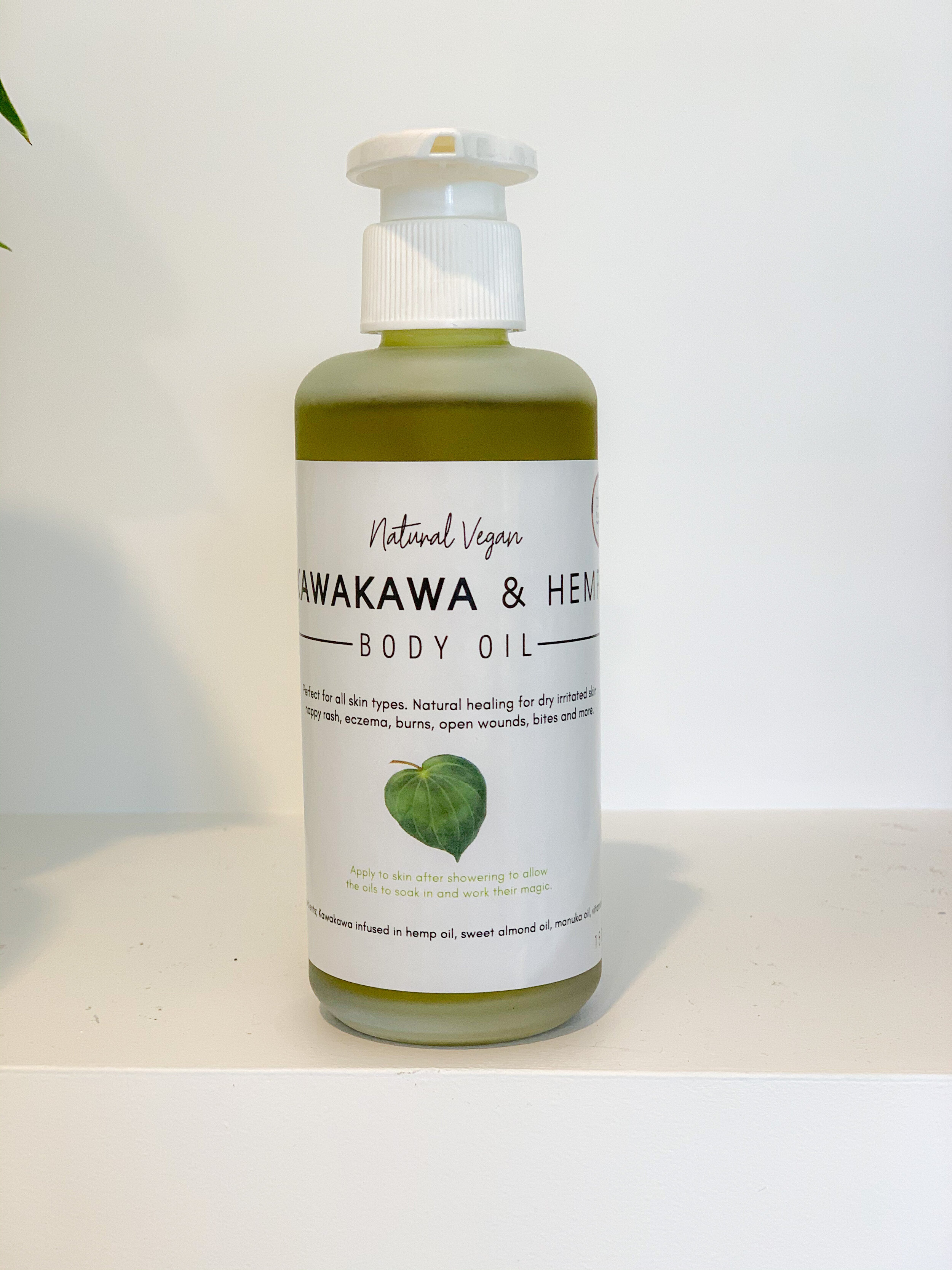 Kawakawa And Hemp Body Oil
