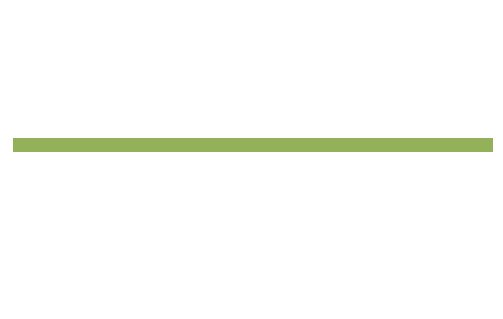 A white background with a horizontal green line near the top.