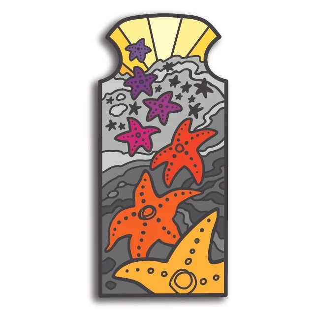Sticker | Ochre Sea Stars