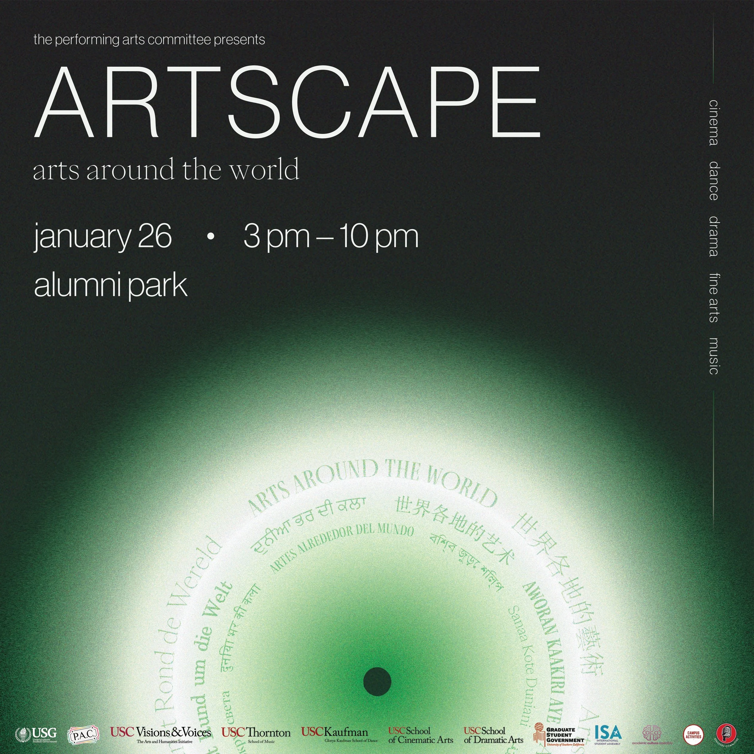 main event social media post