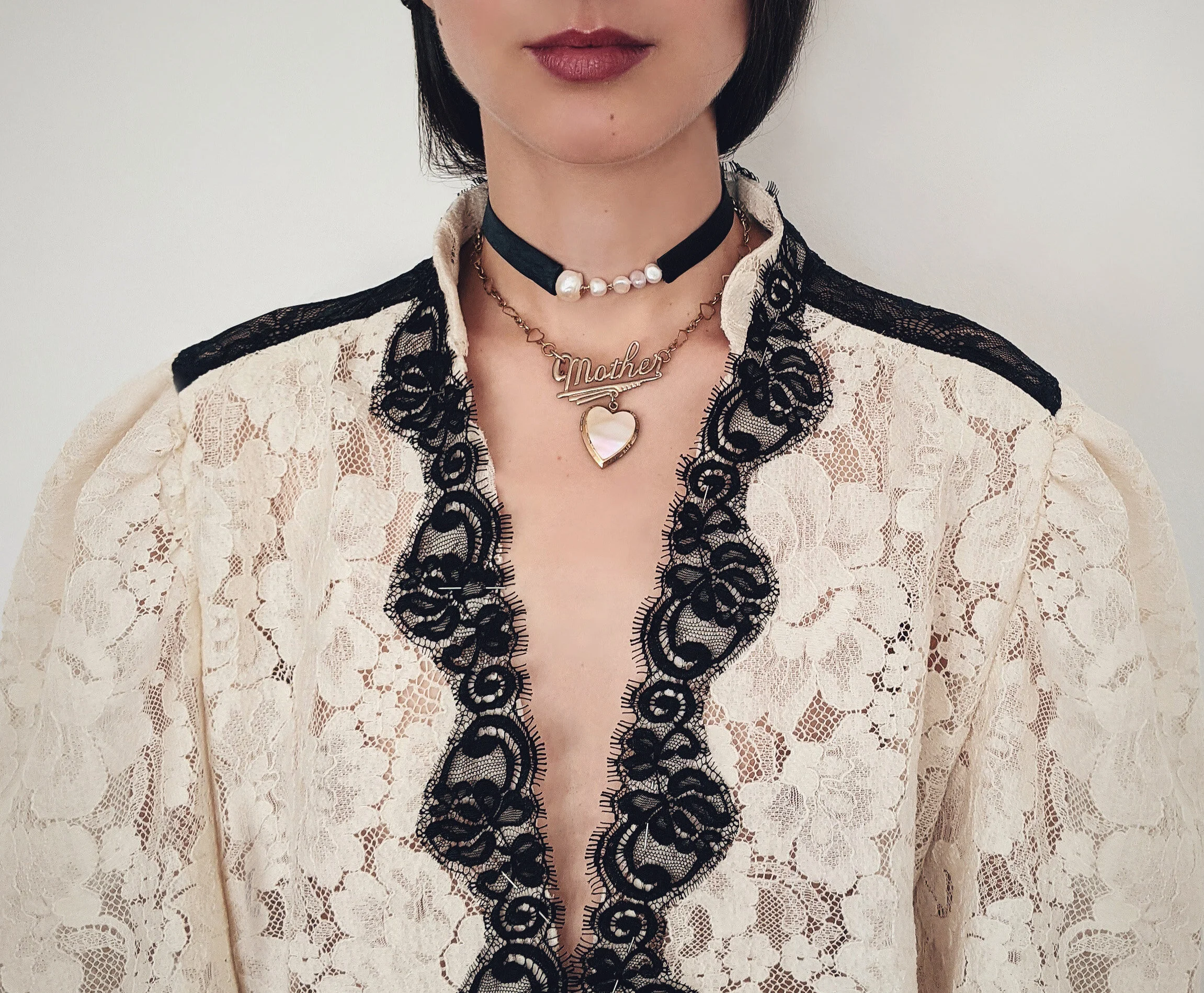 'Mother' choker necklace