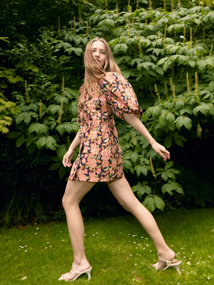 Frida asymmetrical pleated dress  DesignBlender