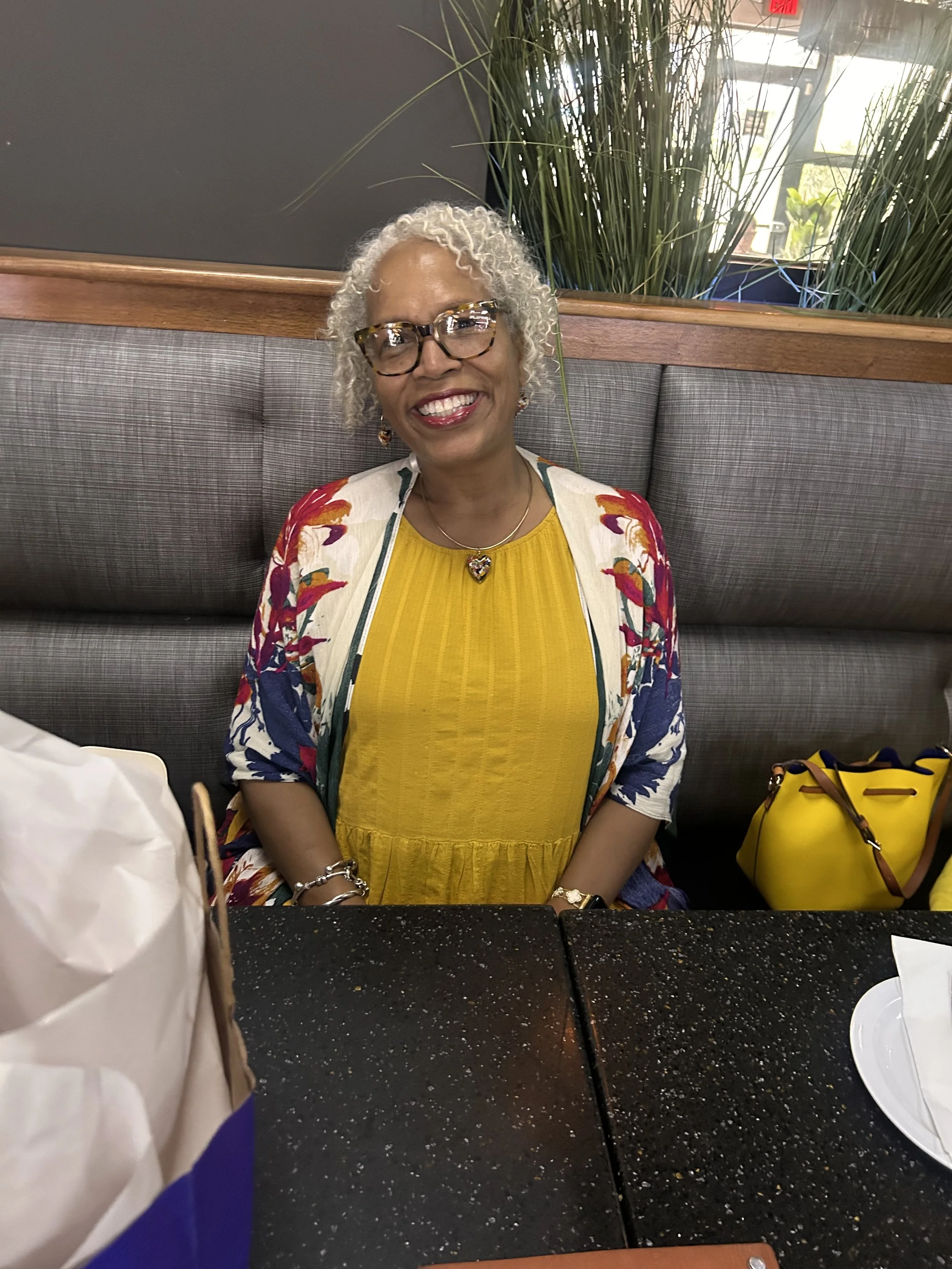laughs &amp; rejoices in what she knows…