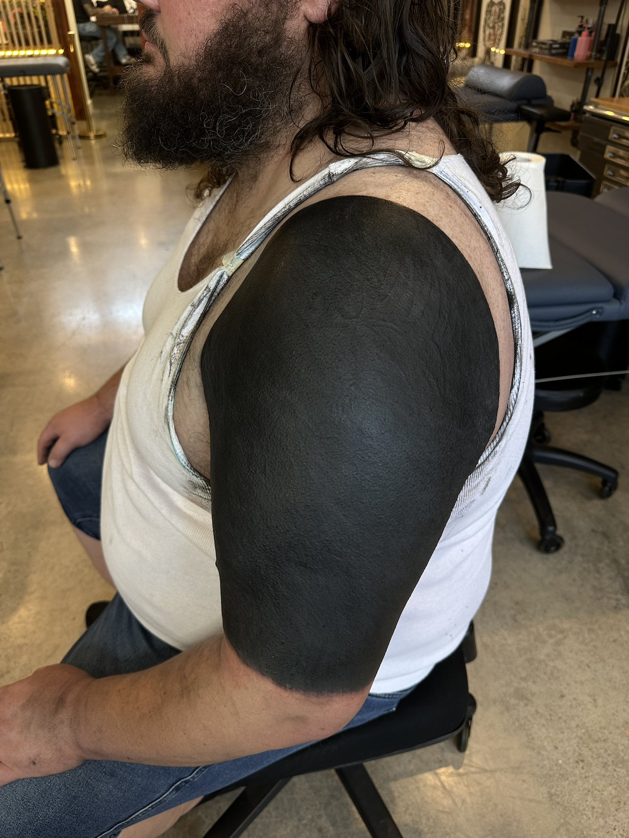 Jade Baxter Blackout Tattoo Specialist Adelaide Top Blackout Artist South Australia