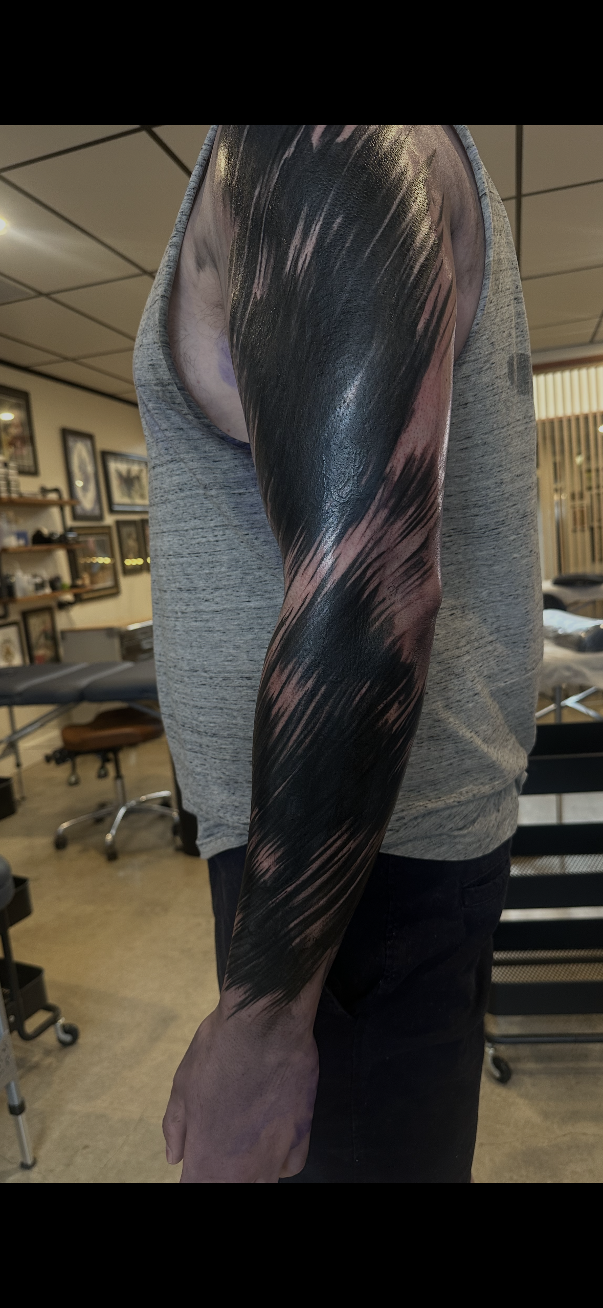 Jade Baxter Blackout Tattoo Specialist Adelaide Top Blackout Artist South Australia