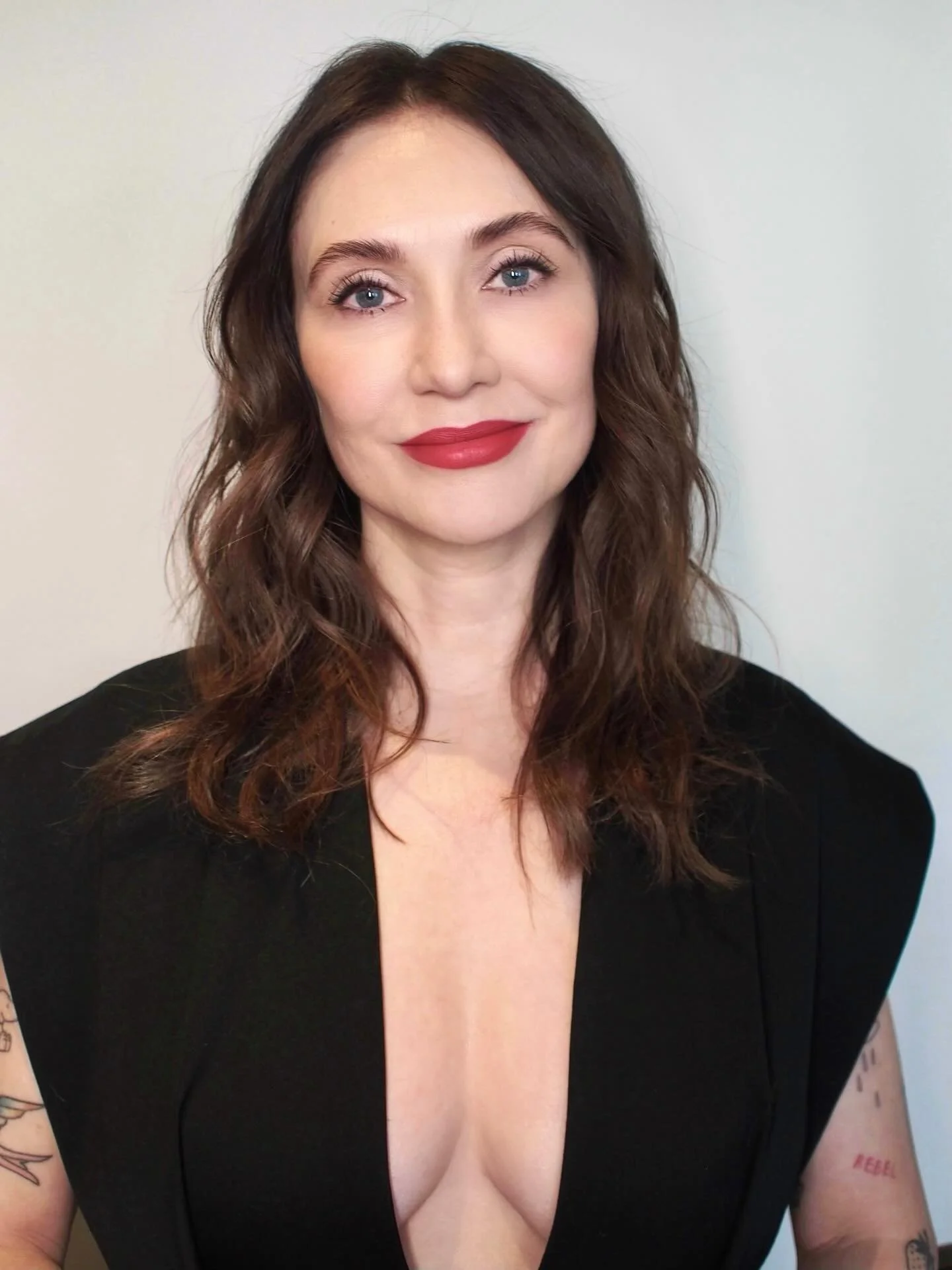 The stunning @leavecaricealone 
&lsquo;A Family&rsquo; Premier at the 76th Berlin iInternational Film Festival
Glam &amp; pic1 #wendyturnermakeup
Dress Alireza
.
.
.
.
.
#caricevanhouten #berlinale #berlinfilmfestival #redlipstick