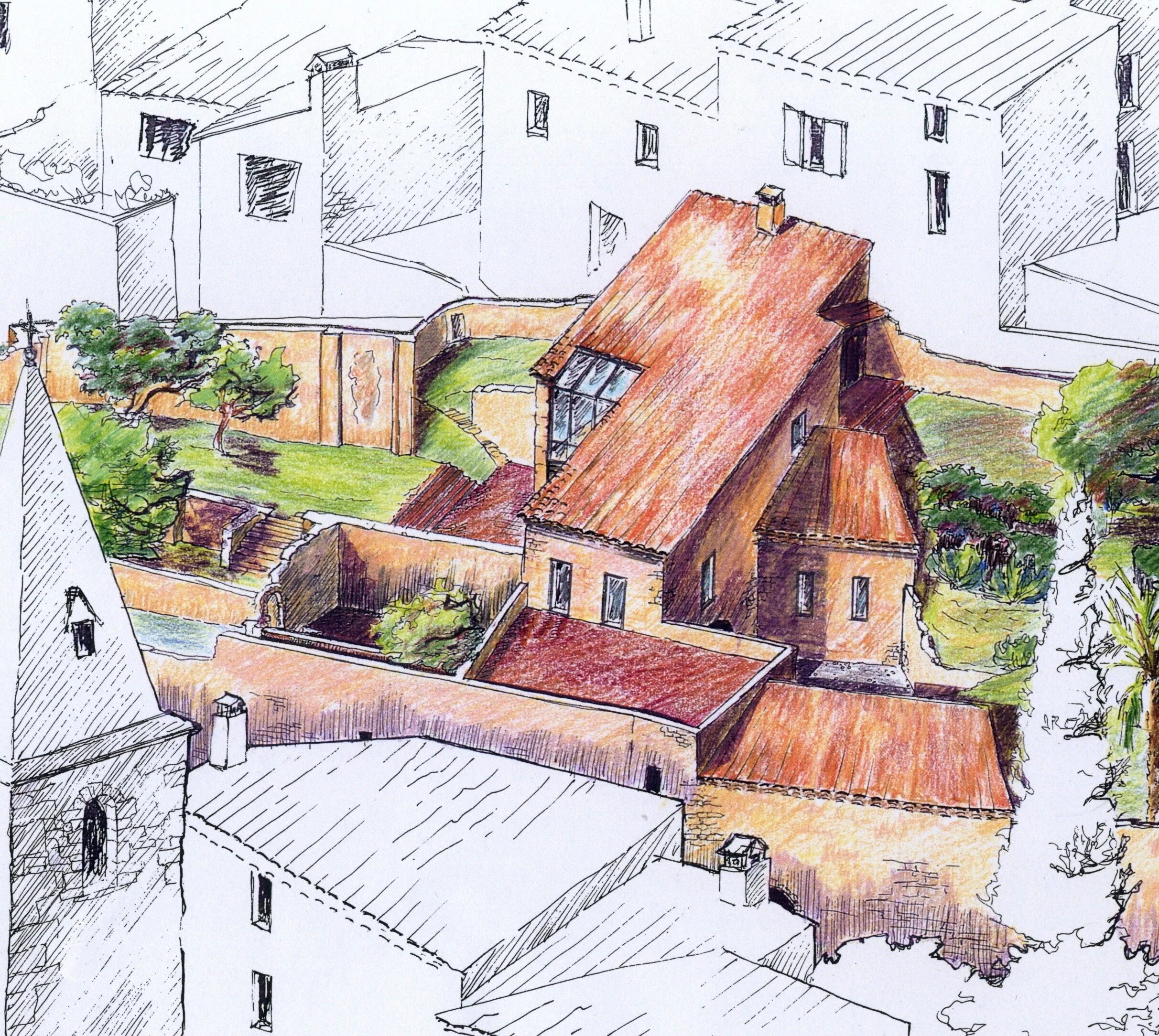 Maison de village au Crestet │Alpilles