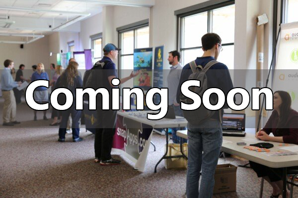 College students at a career fair