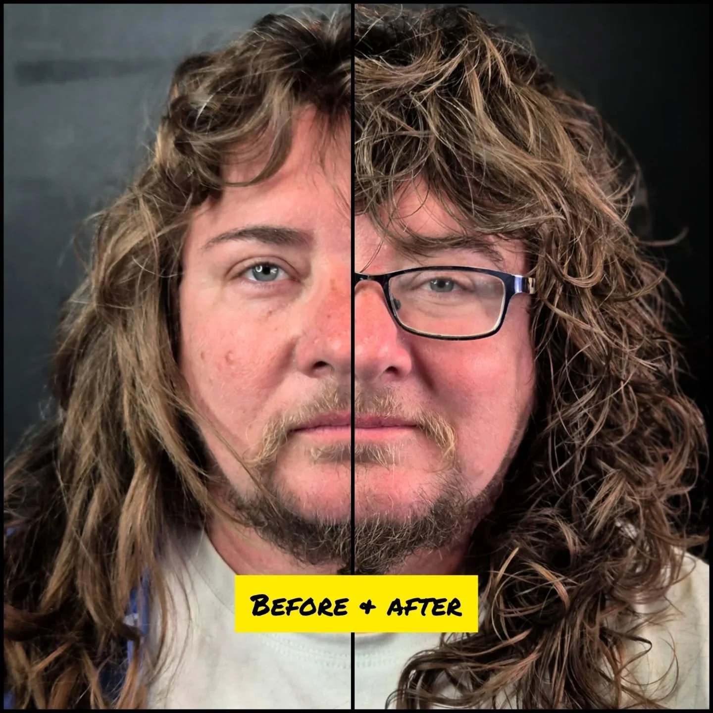 ⚡️✂️From mild to *M&ouml;tley Cr&uuml;e-level mayhem✂️⚡This 80&rsquo;s hair band makeover is louder than your ex&rsquo;s mixtape and twice as iconic.
Big hair? Bigger attitude.
We took this look from everyday to stadium tour ready &mdash; all that&rs