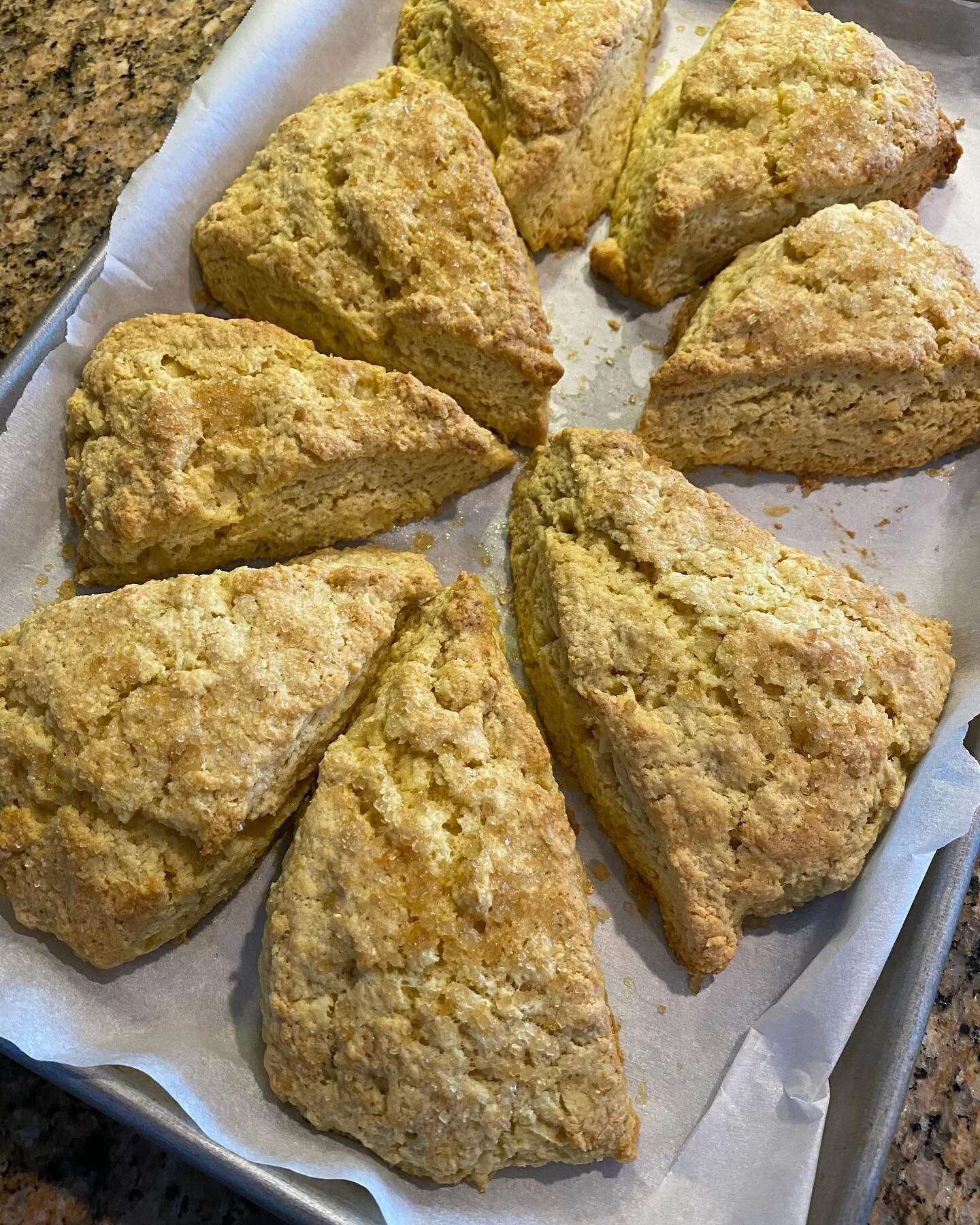Lemon scones 🍋 In the words of @chipnbahama “Laura’s back everybody!”