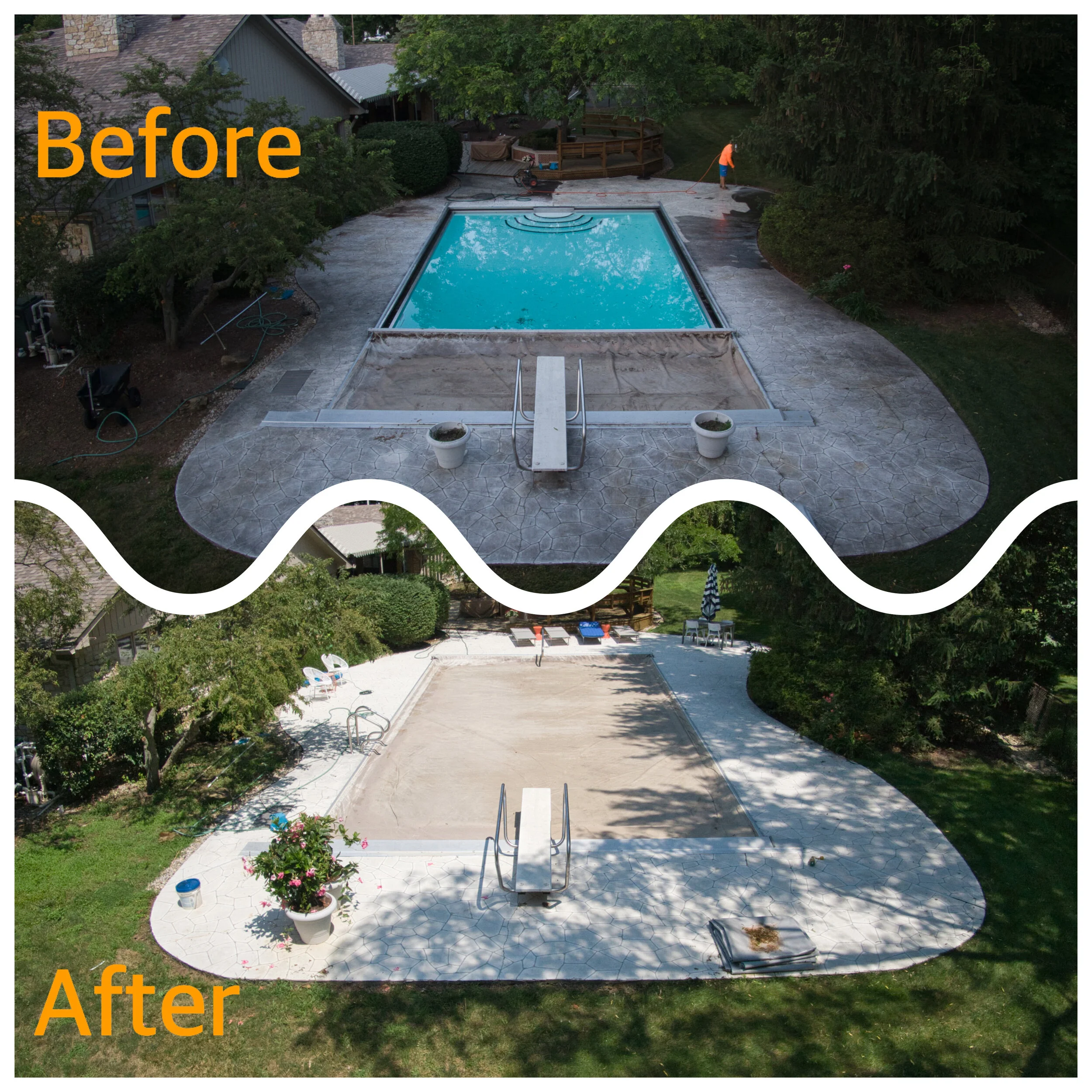 Pressure washing service 