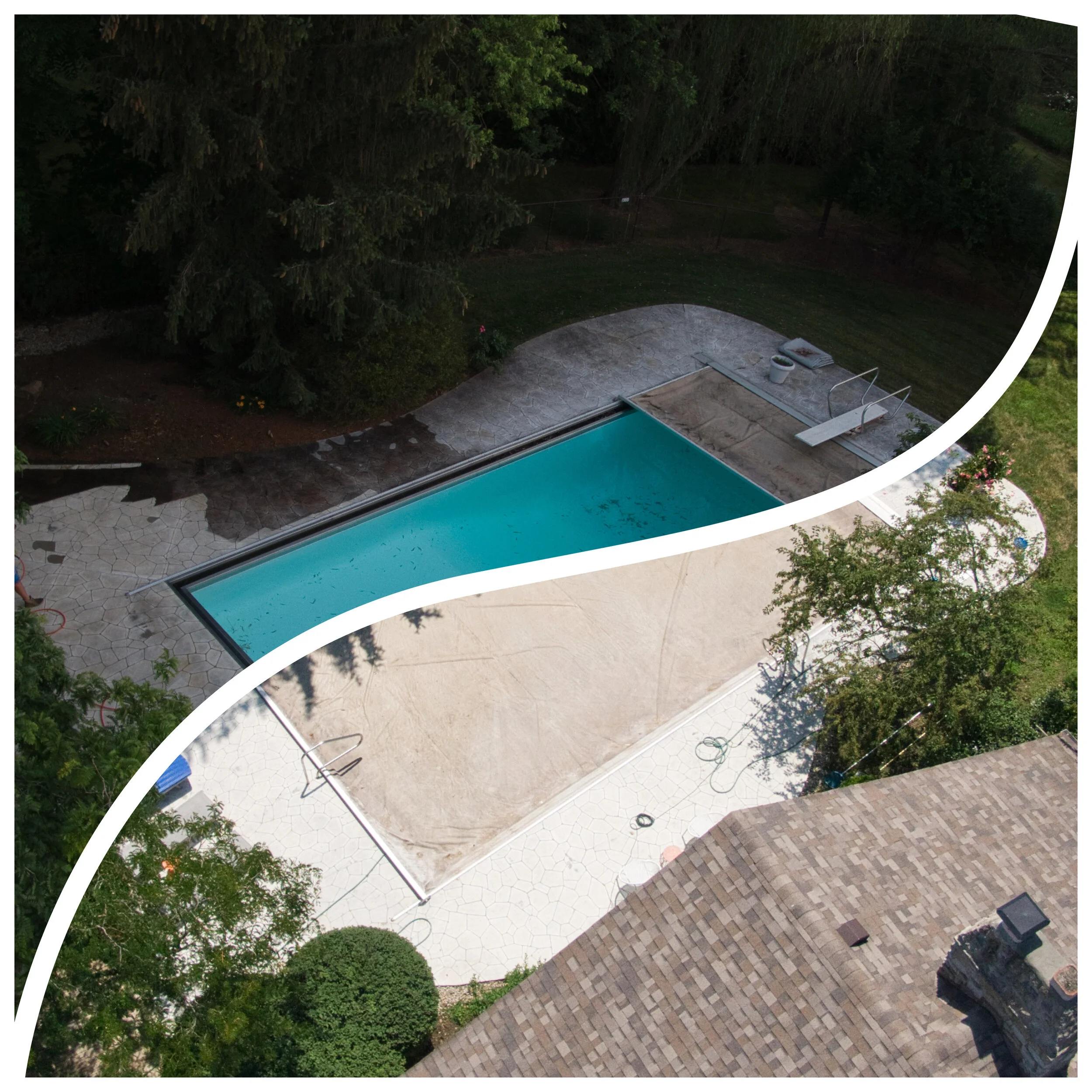 What a difference our pressure washing service makes!