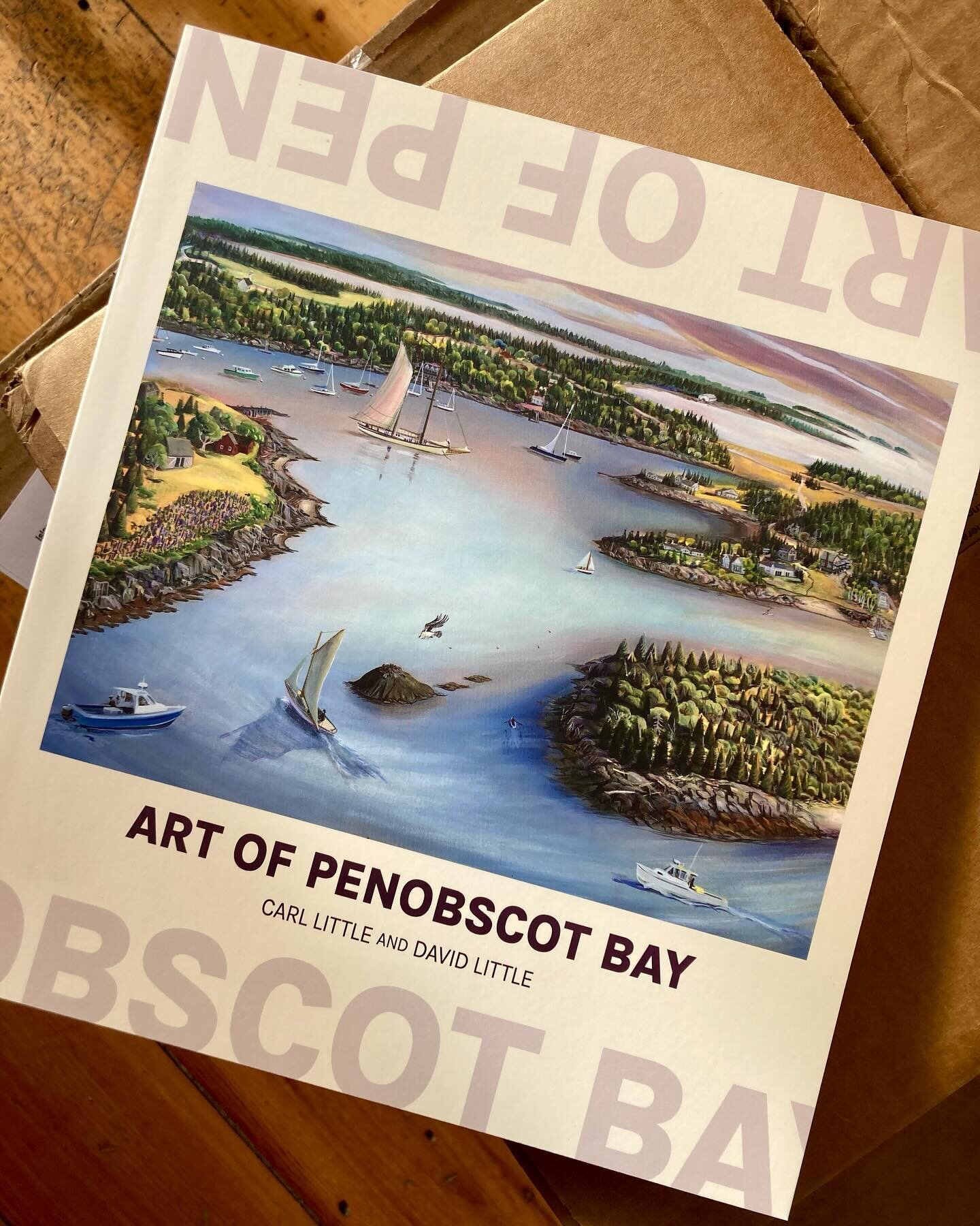 This ode to our little corner of the world has arrived! Susan Adam, Josh Adam, and Greg Dunham are all featured, as are Louise Bourne, Annie Poole and so many Peninsula artists represented by Castine's Gallery B.  #visitcastine #compassrosebooks #mai