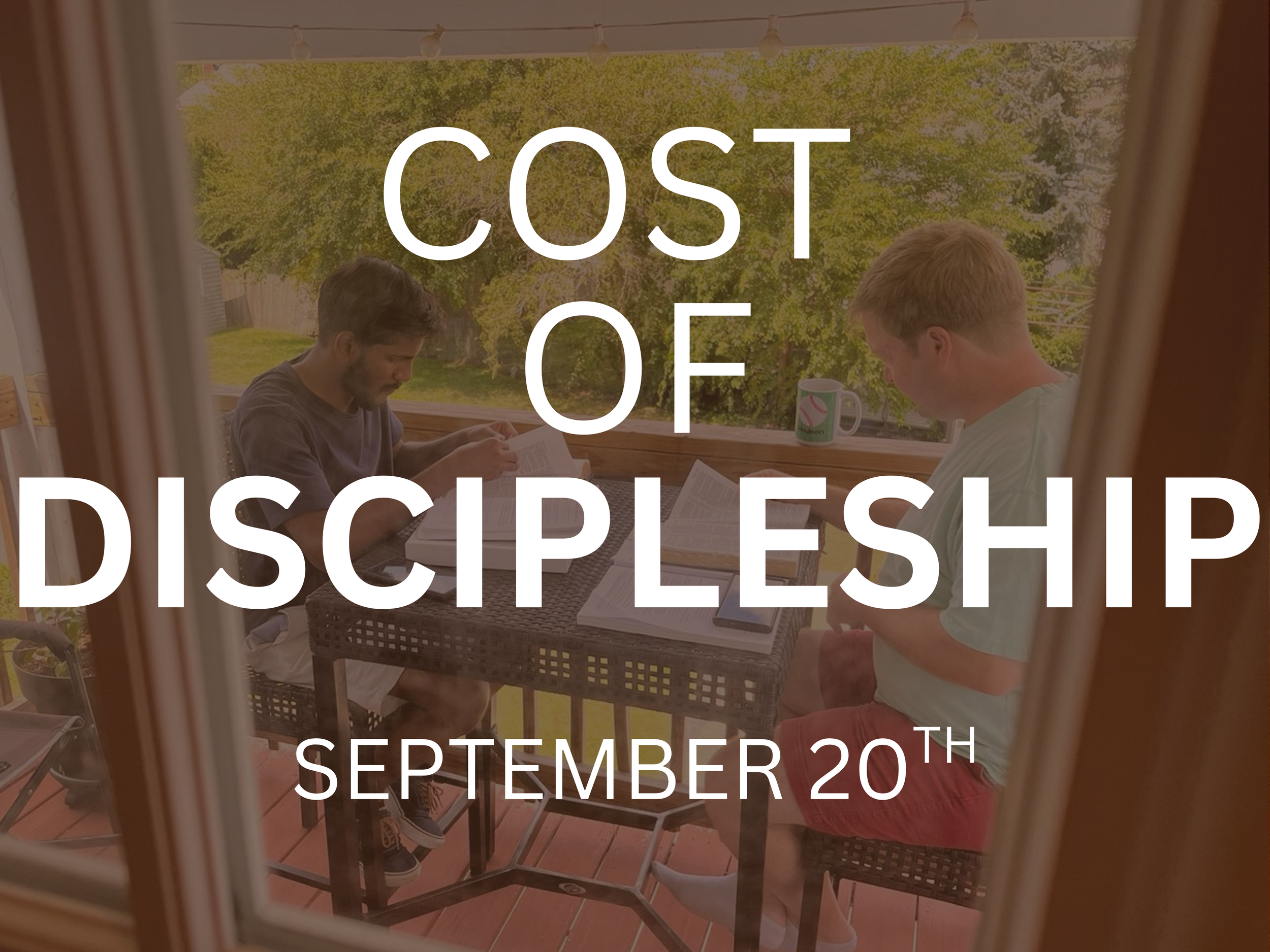 Cost of Discipleship