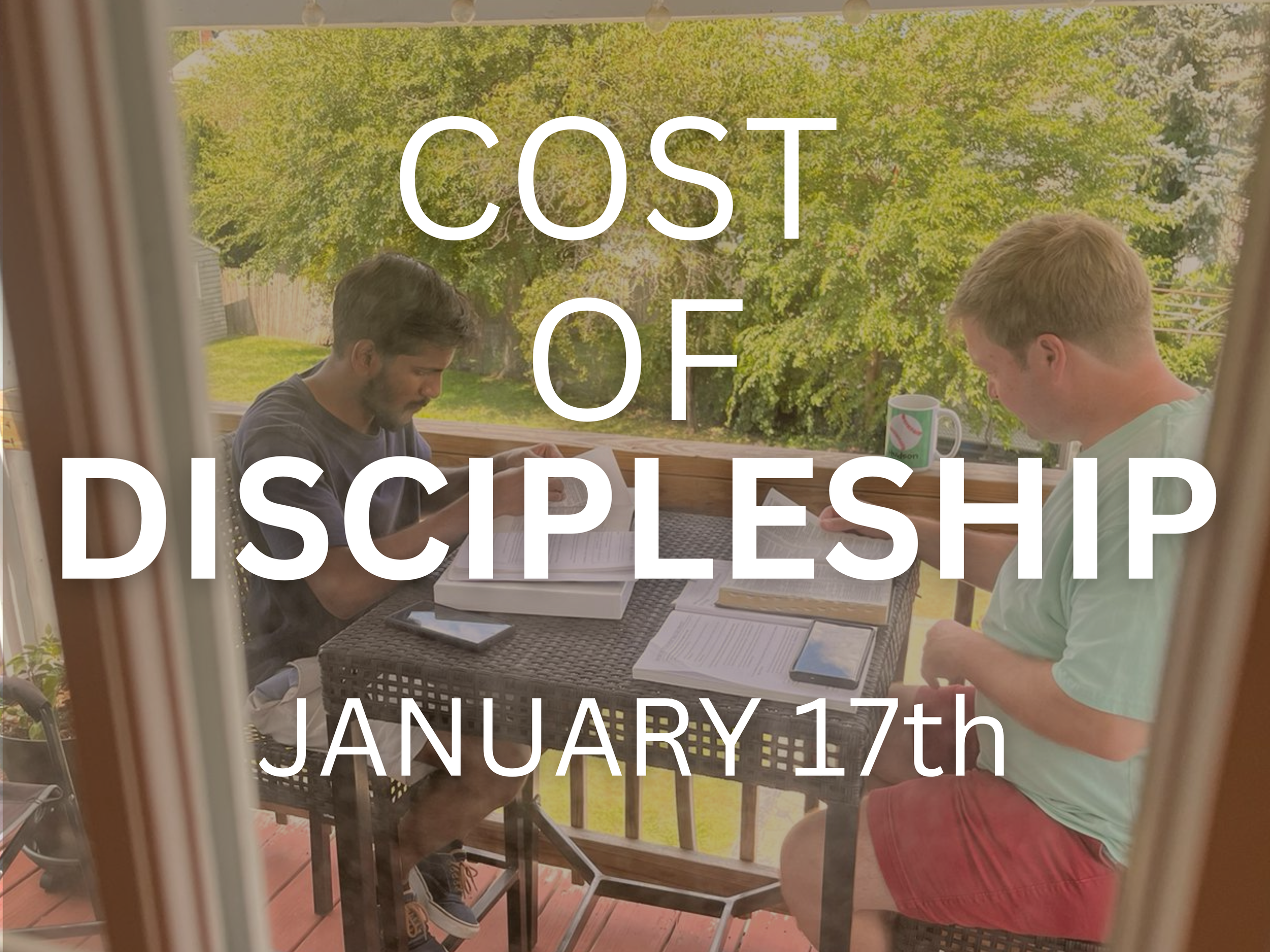 Cost of Discipleship