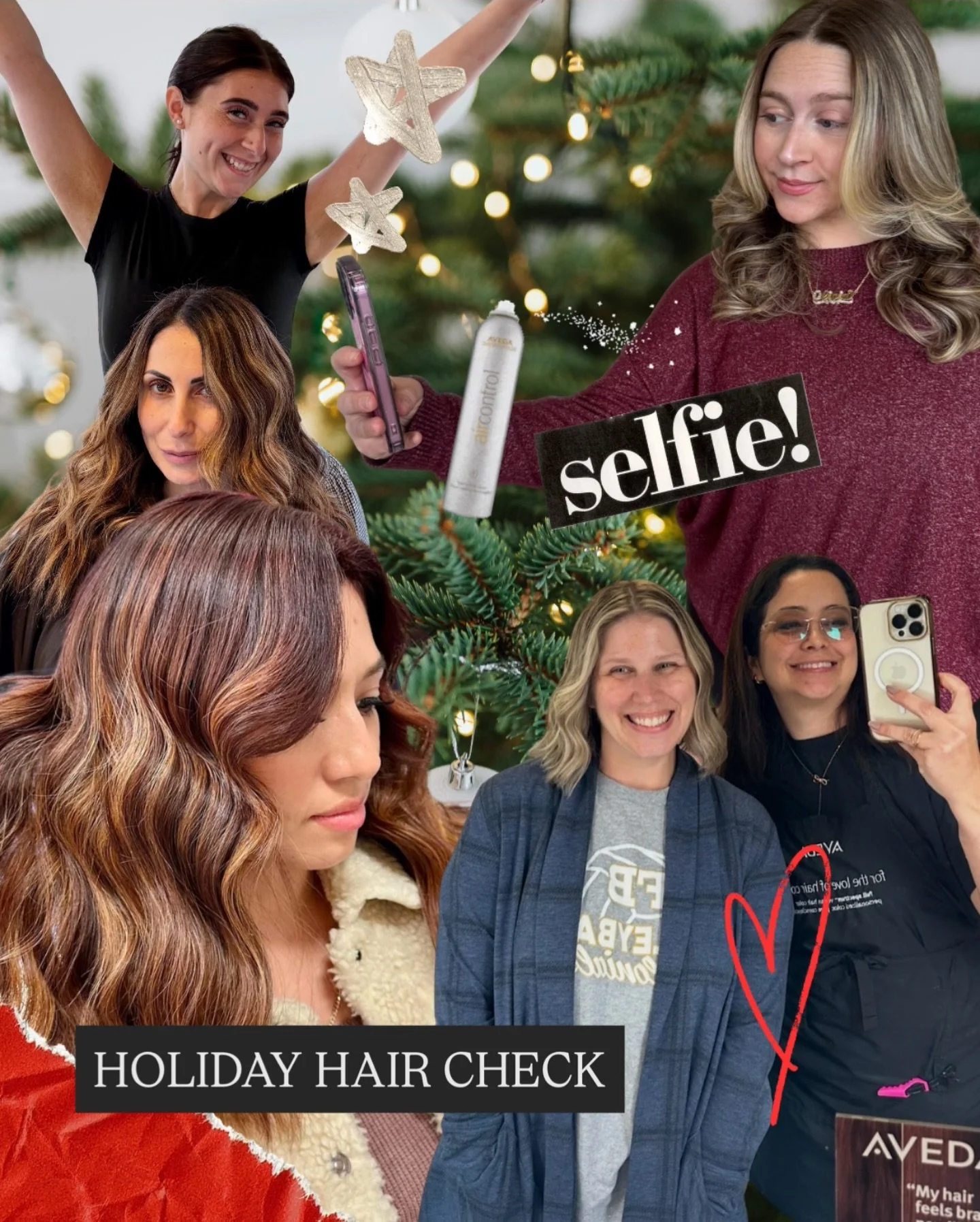 Coming in this week?! Serve the hair, snap the selfie, tag us reposts guaranteed ✨🤳🎄

Use our hashtag #SleighTheConcept ❤️ We can&rsquo;t wait to see! 👀 

#theconceptsalon #marlboronj #holidayhair #selfie