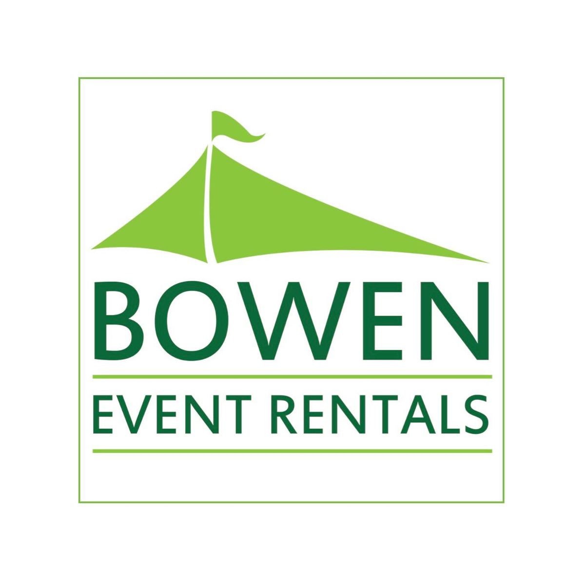 Logo of Bowen Event Rentals.