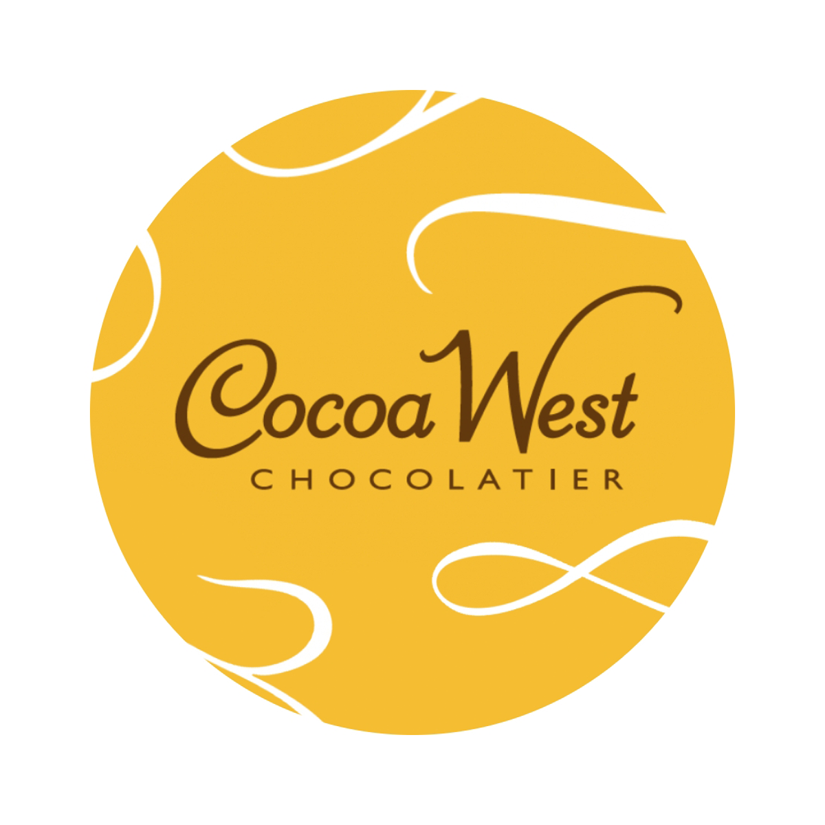 Logo of Cocoa West Chocolatier.