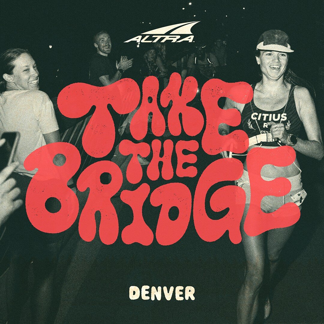 Had a great time at @takethebridge last night! I had the pleasure of working on the lettering for the Denver event. Can't wait for the next one!

#takethebridge #altrarunning #typography #illustratedtype #graphicdesign