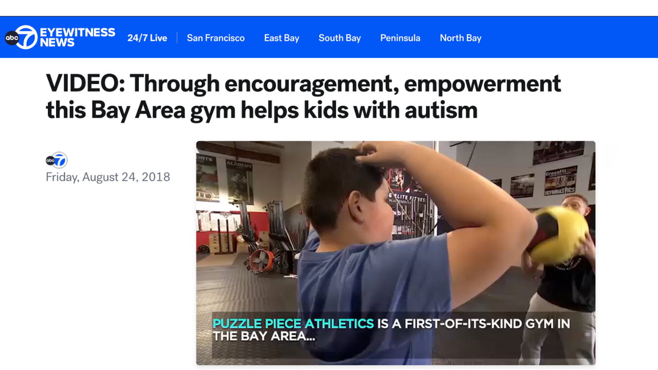 2018: ABC 7 in the Bay Area covers our First-of-its-kind gym in the Bay Area