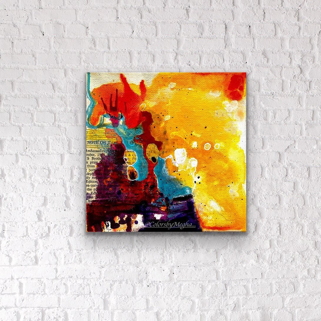 I am sharing another one from my Harvest Series- Acrylic Mixed Media on canvas&hellip;🖼️

Abstract art is like a timeless conversation, always speaking to us in new ways. It&rsquo;s a beautiful blend of colors and shapes that creates a story unique 