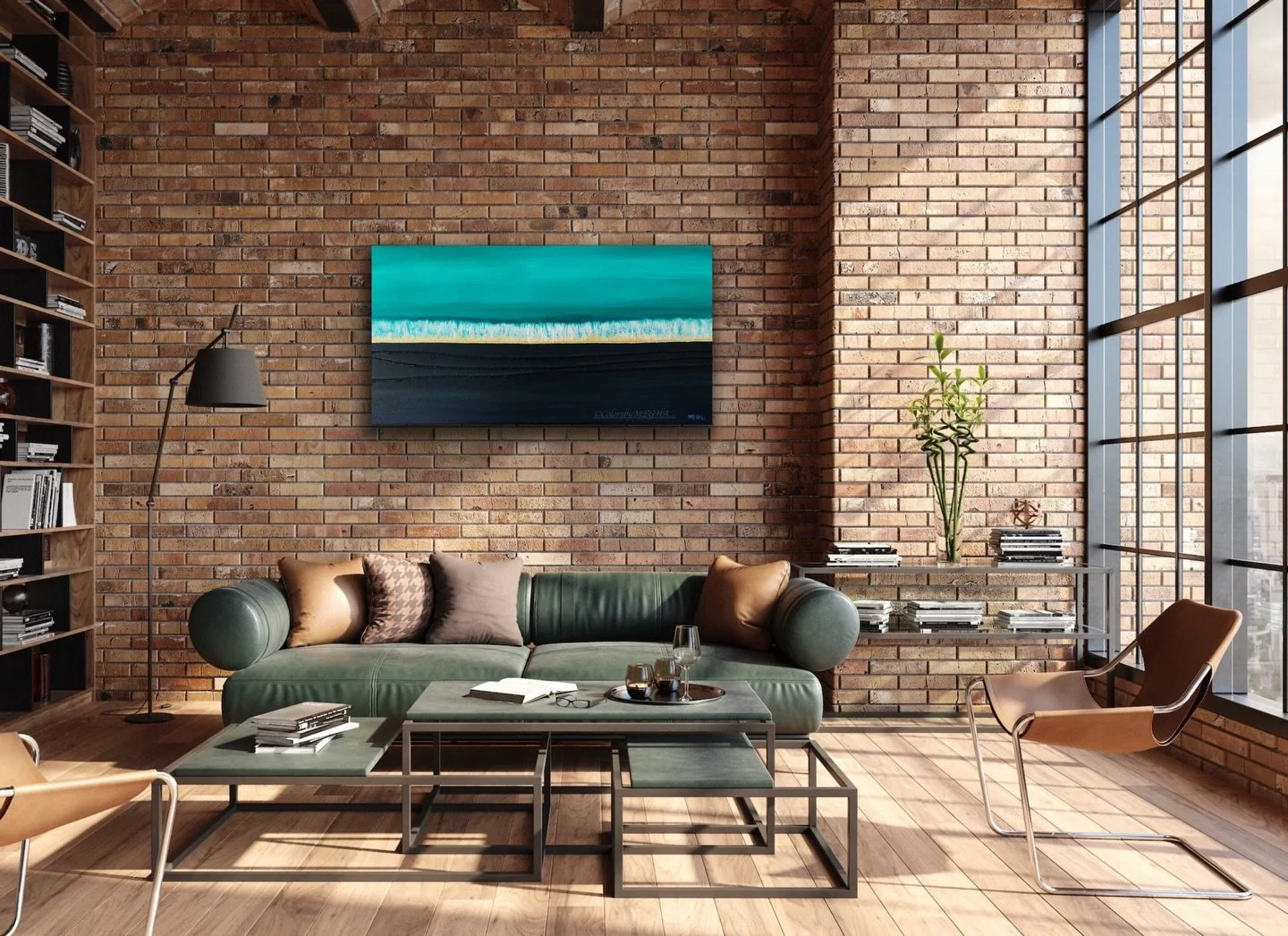 A tribute to the powerful stillness of the Great Plains. This painting is inspired by the few years I spent immersed in the Kansas landscape, where the flat horizon forces you to look up and truly appreciate the sky. It&rsquo;s a study in quiet power