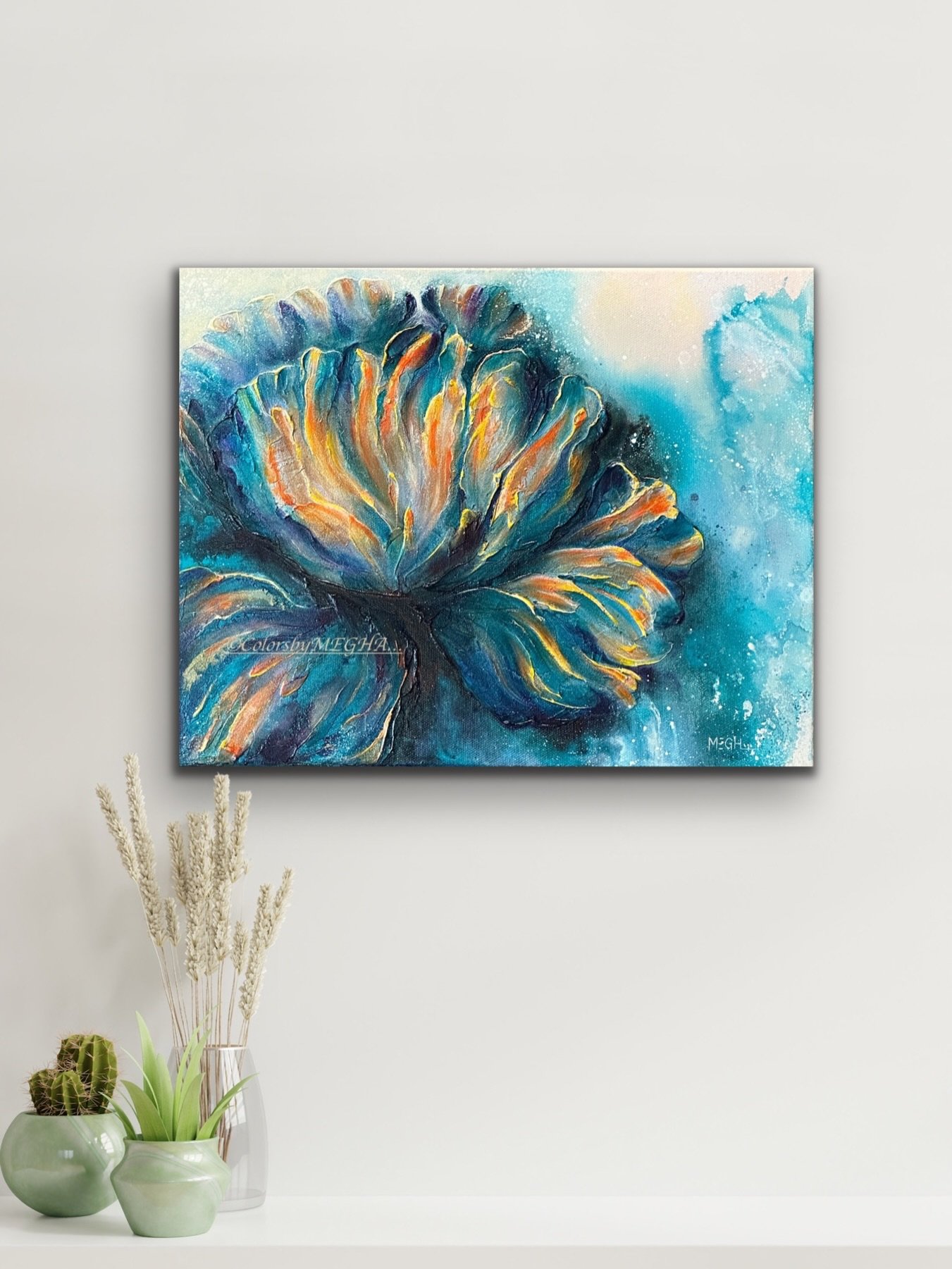I just cannot stay away from these beautiful natural creations called Flowers!💐 

I just love to capture the layers with abstract forms.
@colorsbymegha 

Abstract flowers, colorful florals, acrylic mixed media, acrylic painting, floral art, Richmond