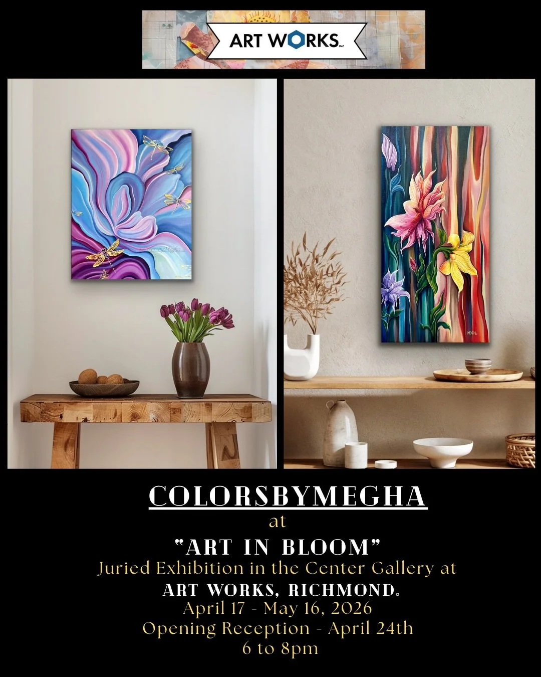 I&rsquo;m delighted to share that both of my submitted paintings have been selected for the group exhibition &ldquo;Art in Bloom&rdquo; at @artworksrva Richmond, VA ✨🌼🌸

This special juried show celebrates the beauty of Richmond and Virginia&rsquo;