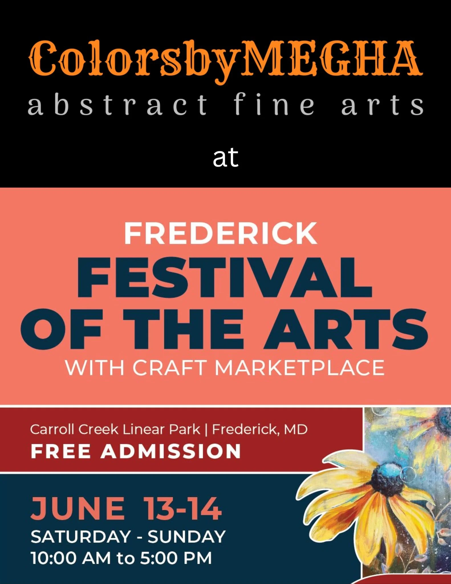 Preparing for my next art festival @artfestivals at Frederick Festival of the Arts&hellip;✨

It&rsquo;s next weekend- June 13 &amp; 14
📍50 Carroll Creek Linear Park | Frederick,MD.

#artfestival #rvaartist #abstractartist #colorfulabstractart  #cont