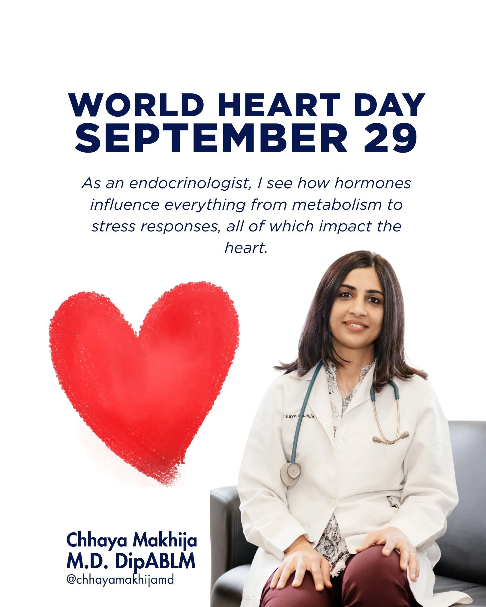 September 29 is World Heart Day, an important reminder that conditions like diabetes, high glucose, blood pressure, and cholesterol raise your heart disease risk.

But there&rsquo;s hope. Regular screenings and early medical care are key to catching 