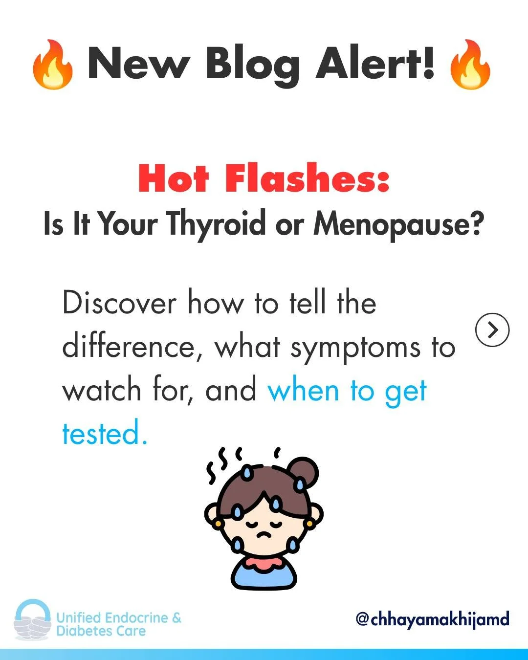 Struggling with hot flashes and wondering: could it be your thyroid or just menopause?  Discover the key differences between thyroid-related heat intolerance and menopausal hot flashes, why symptoms sometimes overlap, and how to get the RIGHT diagnos